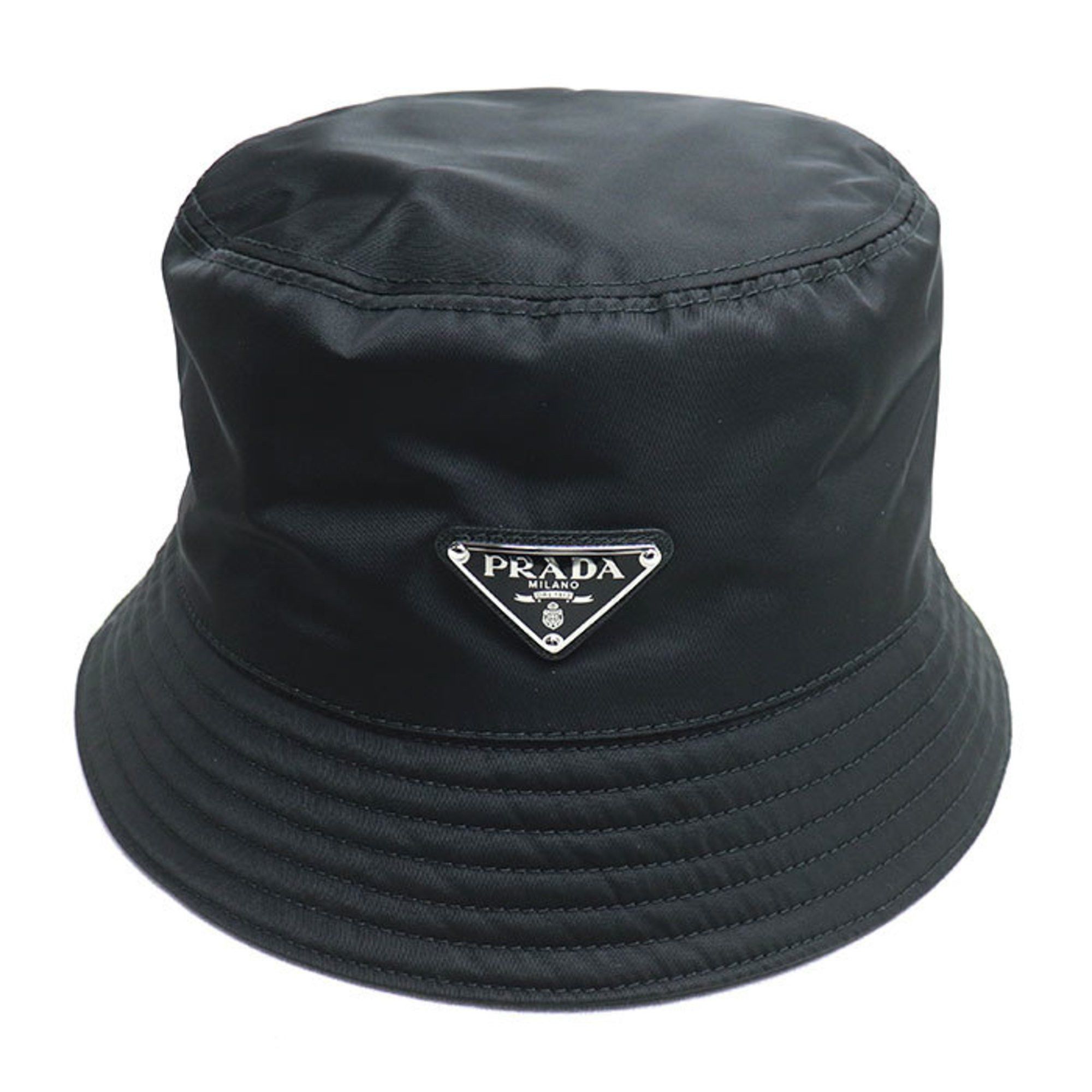 Prada PRADA Re Nylon Hat Bucket Black 2HC137 2DMI F0002 L
