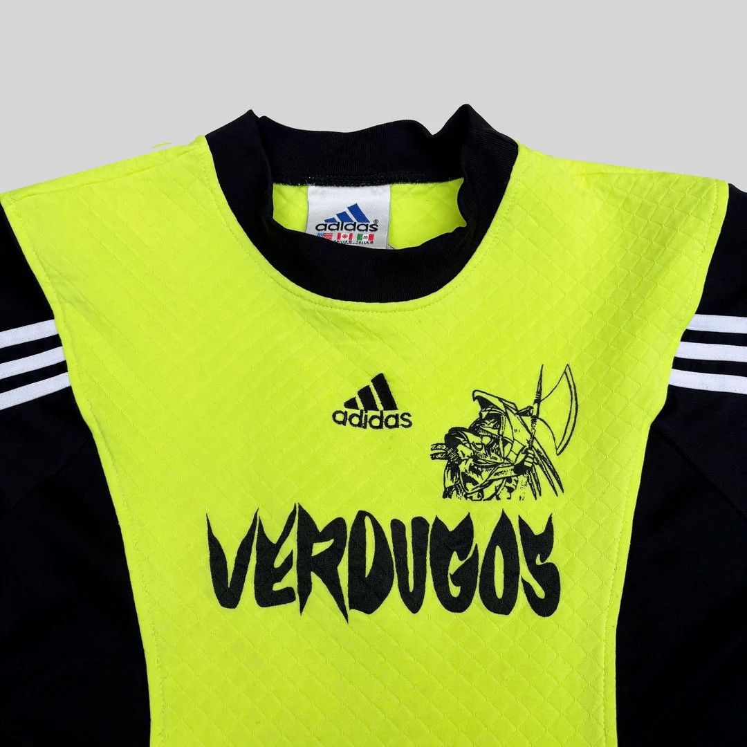 Adidas Adidas 1990 90s Vintage USA Made L/S Soccer Goalie Jersey Size US L / EU 52-54 / 3 - 2 Thumbnail