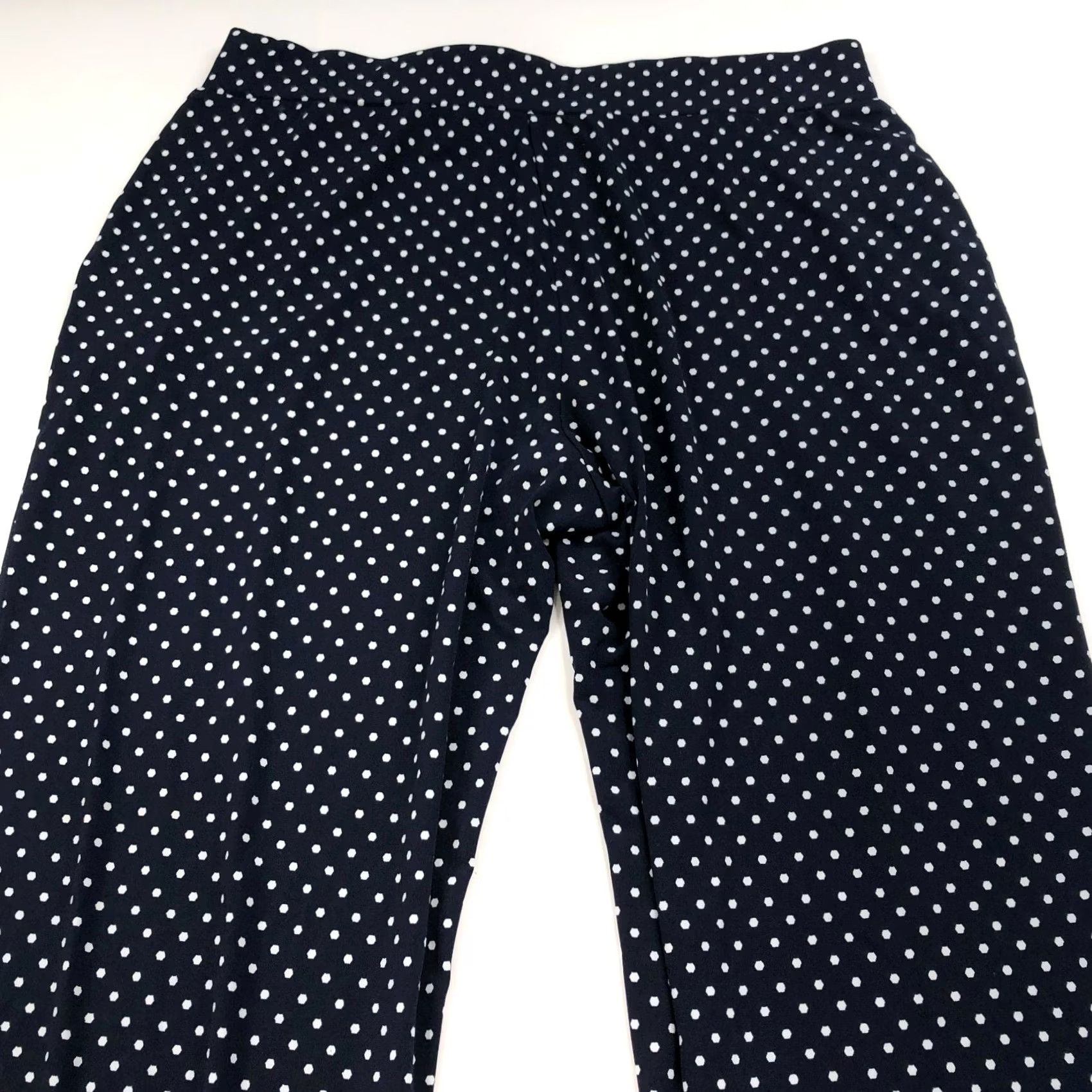 Vintage Susan Graver Pants Medium Fit 32W 31L High Rise Pull On Elastic Waist Blue Size 32" / US 10 / IT 46 - 2 Thumbnail