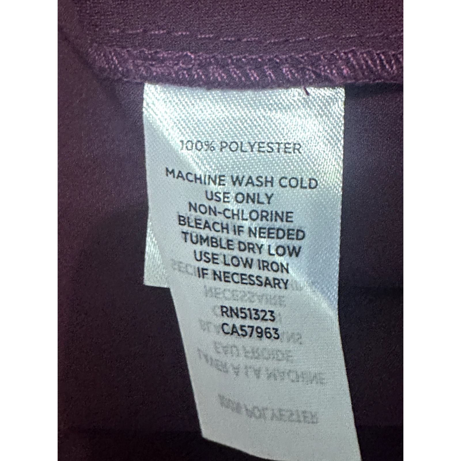 Other Halogen Blouse Top Cowl Neck Sleeveless Satin Purple S NWOT Size S / US 4 / IT 40 - 10 Thumbnail