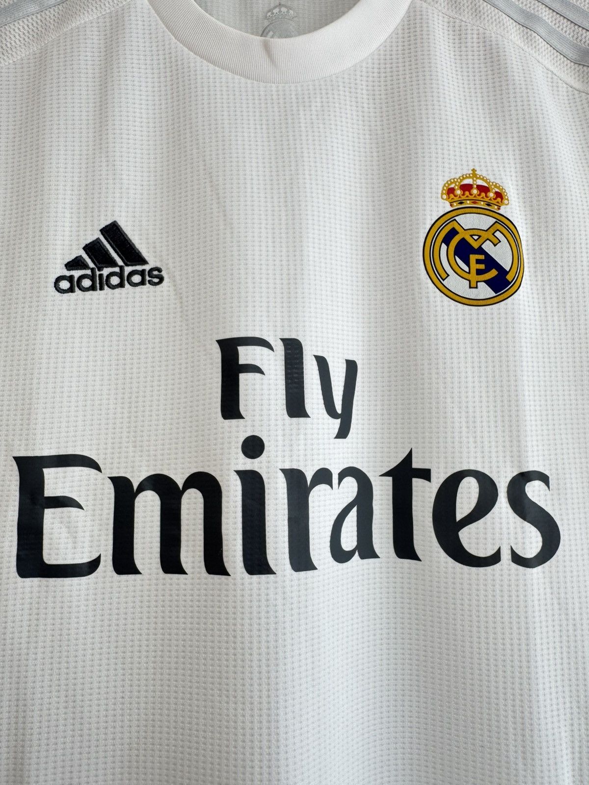 Adidas Real Madrid 2015-2016 Home Soccer Jersey Football Kit Shirt Size US S / EU 44-46 / 1 - 7 Thumbnail