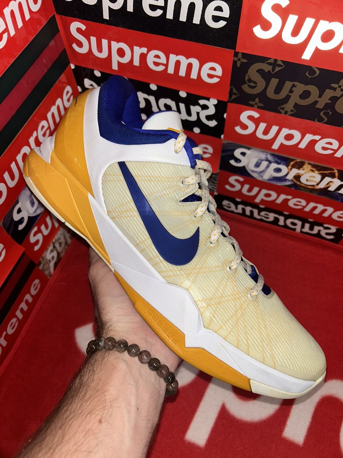 Nike Nike Kobe 7 Lakers Home 488371-101 size 14 Size US 14 / EU 47 - 9 Thumbnail