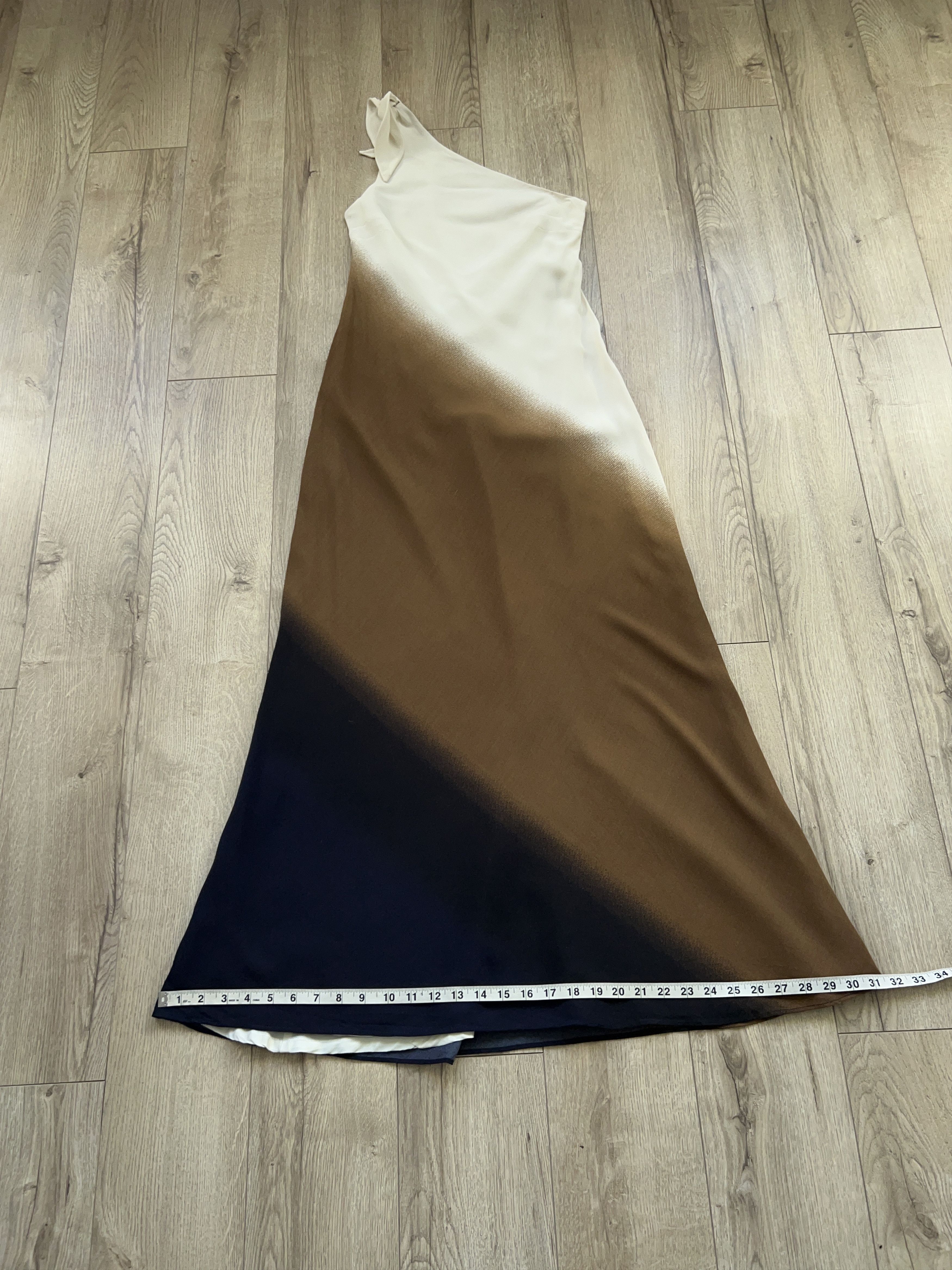 Designer Carla Zampatti One Shoulder Sleeveless Viscose Rayon Size 8 Size M / US 6-8 / IT 42-44 - 10 Thumbnail