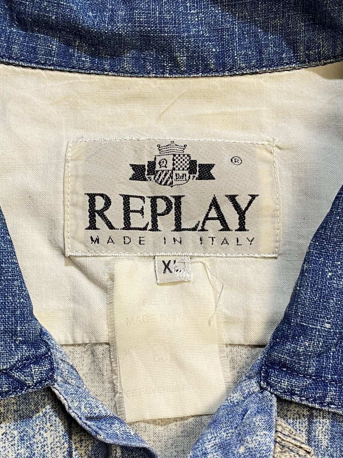 Replay × Vintage REPLAY Aloha Hawaii Union Made Button Up Shirts Size US XL / EU 56 / 4 - 10 Thumbnail