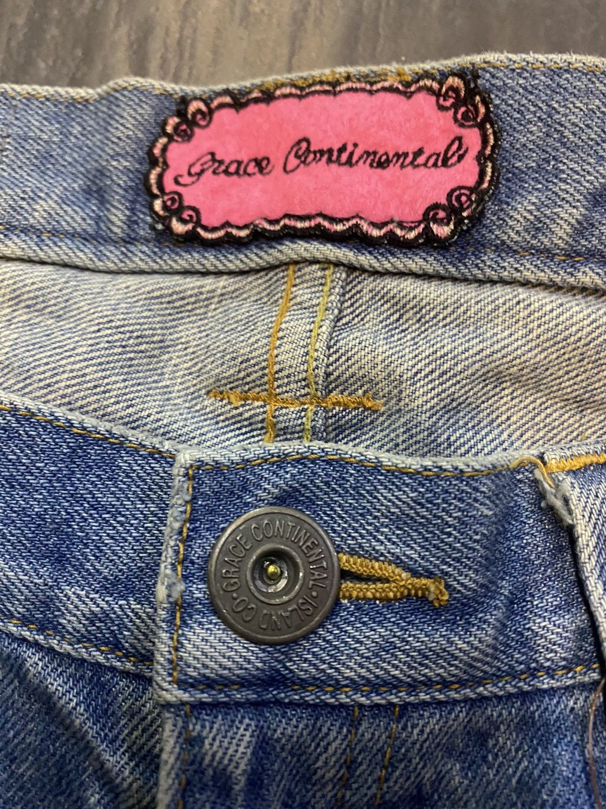 Hysteric Glamour × Japanese Brand Flare jeans Grace Continental Island Japan 🇯🇵 boot Cut Size 32" / US 10 / IT 46 - 6 Thumbnail