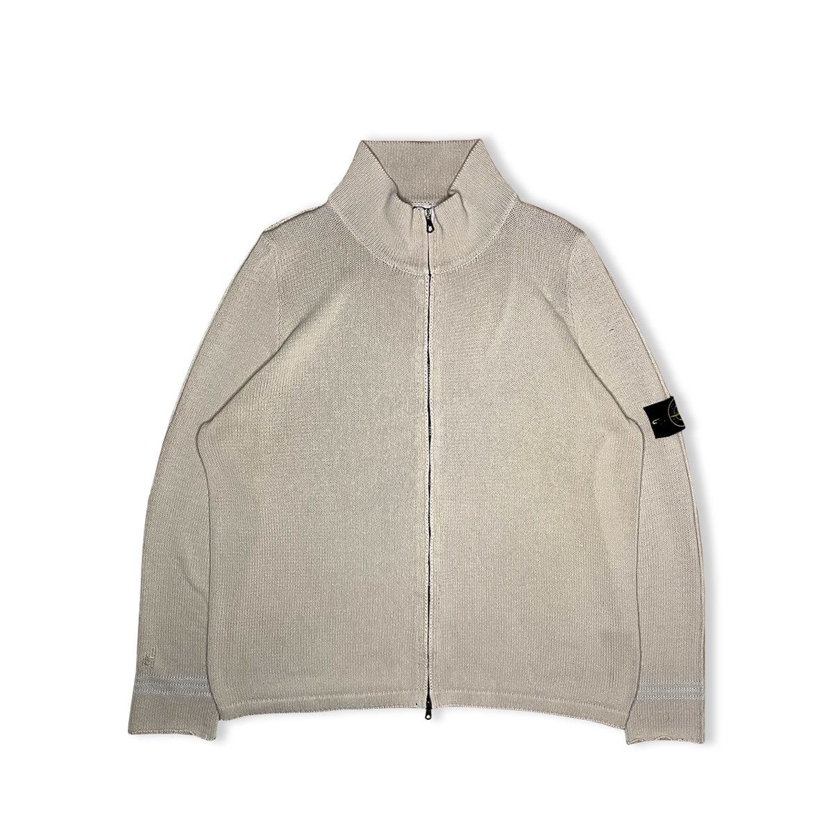 Stone Island 2003 Stone Island Cotton Knit Double Zip Jacket Size US XL / EU 56 / 4 - 2 Thumbnail