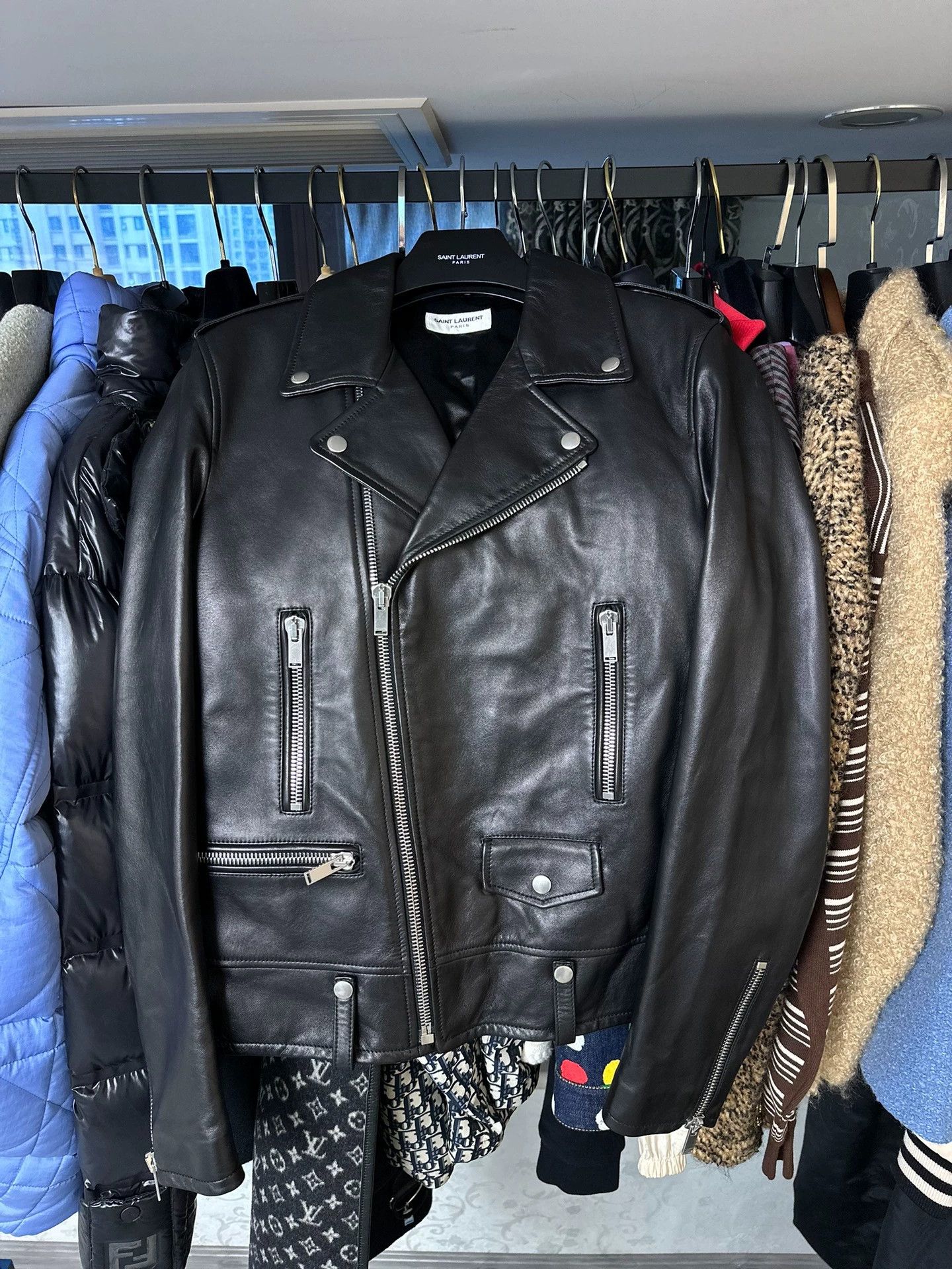 Saint Laurent Paris Saint Laurent Paris L01 leather jacket Size US M / EU 48-50 / 2 - 1 Thumbnail