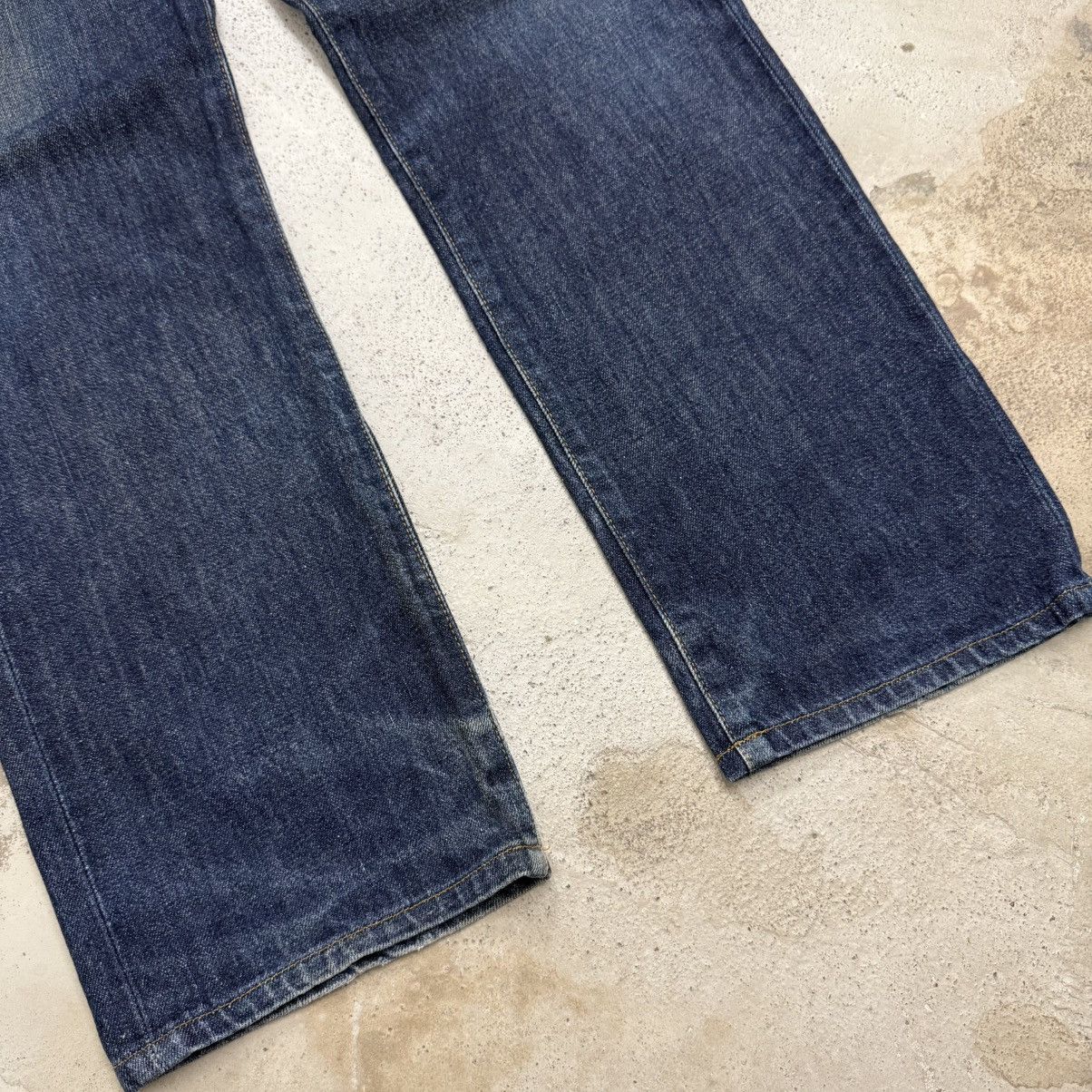 Edwin Vintage Edwin 503 Regular Rigid Distressed Denim Pants Size US 33 - 5 Thumbnail