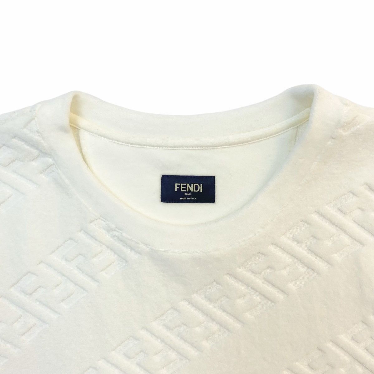 Fendi Fendi All-over Letter Print Short Sleeve T-shirt K26WX Size US M / EU 48-50 / 2 - 3 Thumbnail