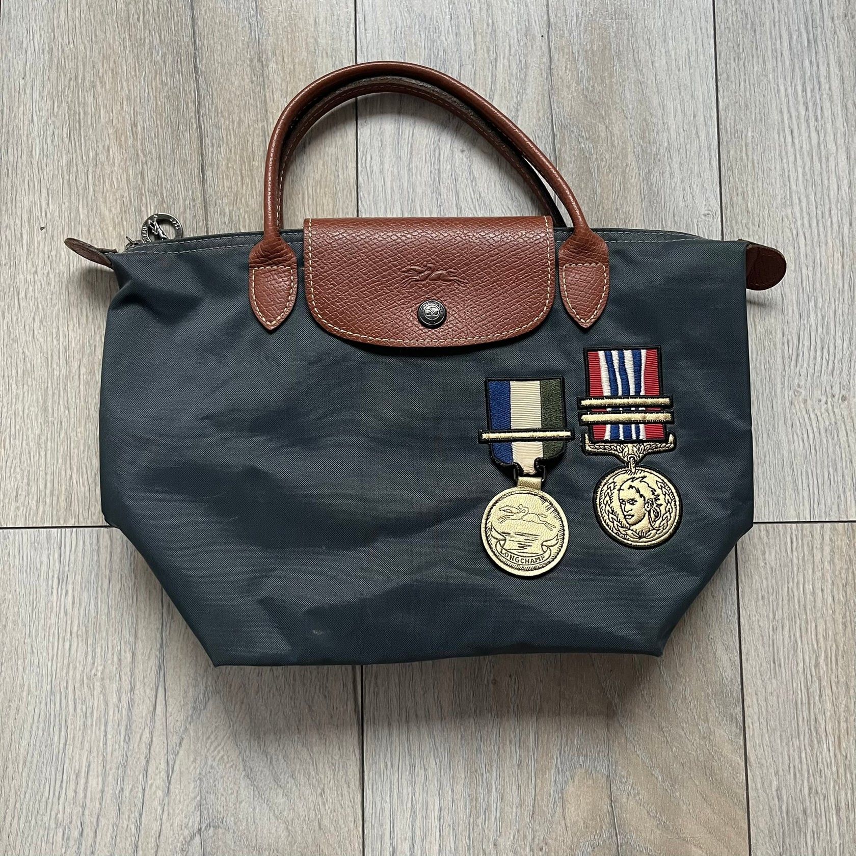 Jeremy Scott Longchamp x Jeremy Scott 2009 Medals Pliage Small Handbag Size ONE SIZE - 1 Thumbnail