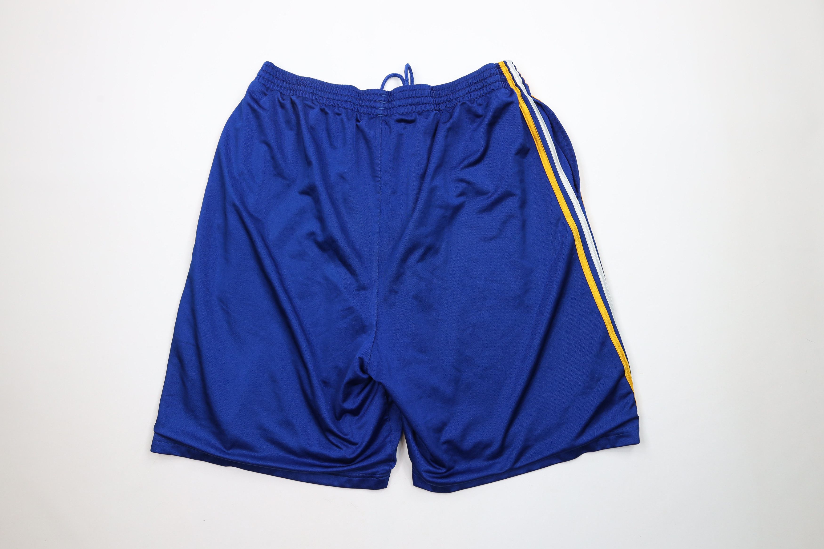 Adidas × Vintage Vintage Y2K Adidas Heavyweight Basketball Shorts Blue Size US 38 / EU 54 - 9 Thumbnail