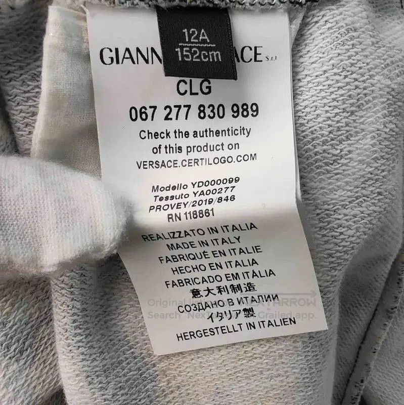 Versace Versace Black Cotton Casual Pants . Size 23" - 4 Thumbnail
