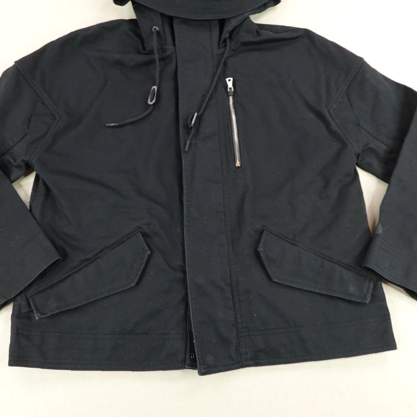 Nike Nike Jacket Women's Parka S Black Cotton Nylon Utility Military Tactical Hooded Size S / US 4 / IT 40 - 3 Thumbnail