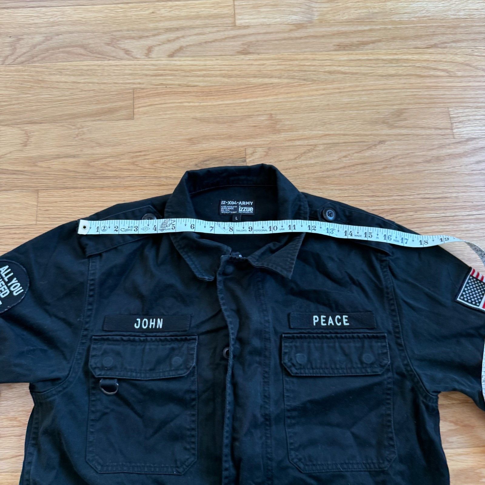 Neighborhood Izzue Japan IZ-X04-ARMY Military Jacket Large Size US L / EU 52-54 / 3 - 3 Thumbnail