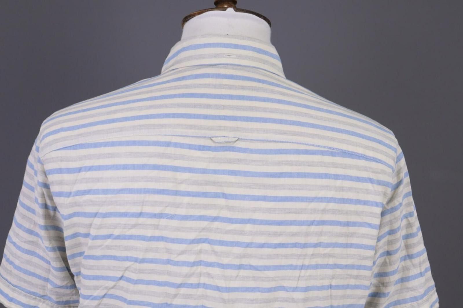 Allsaints AllSaints Multicolor Striped Button Down Shirt Size L Size US L / EU 52-54 / 3 - 11 Thumbnail