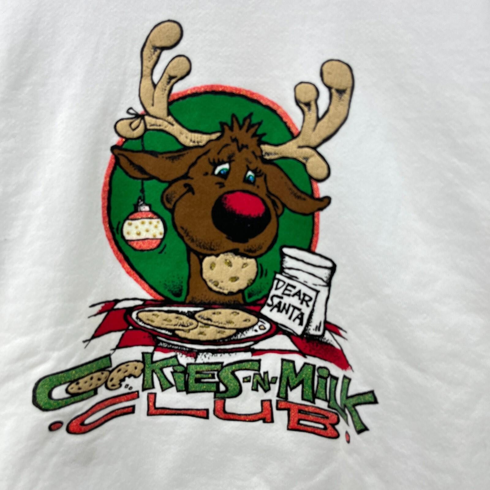 Vintage Vintage 90s Ugly Christmas Sweater Large Sweatshirt Size US L / EU 52-54 / 3 - 3 Thumbnail
