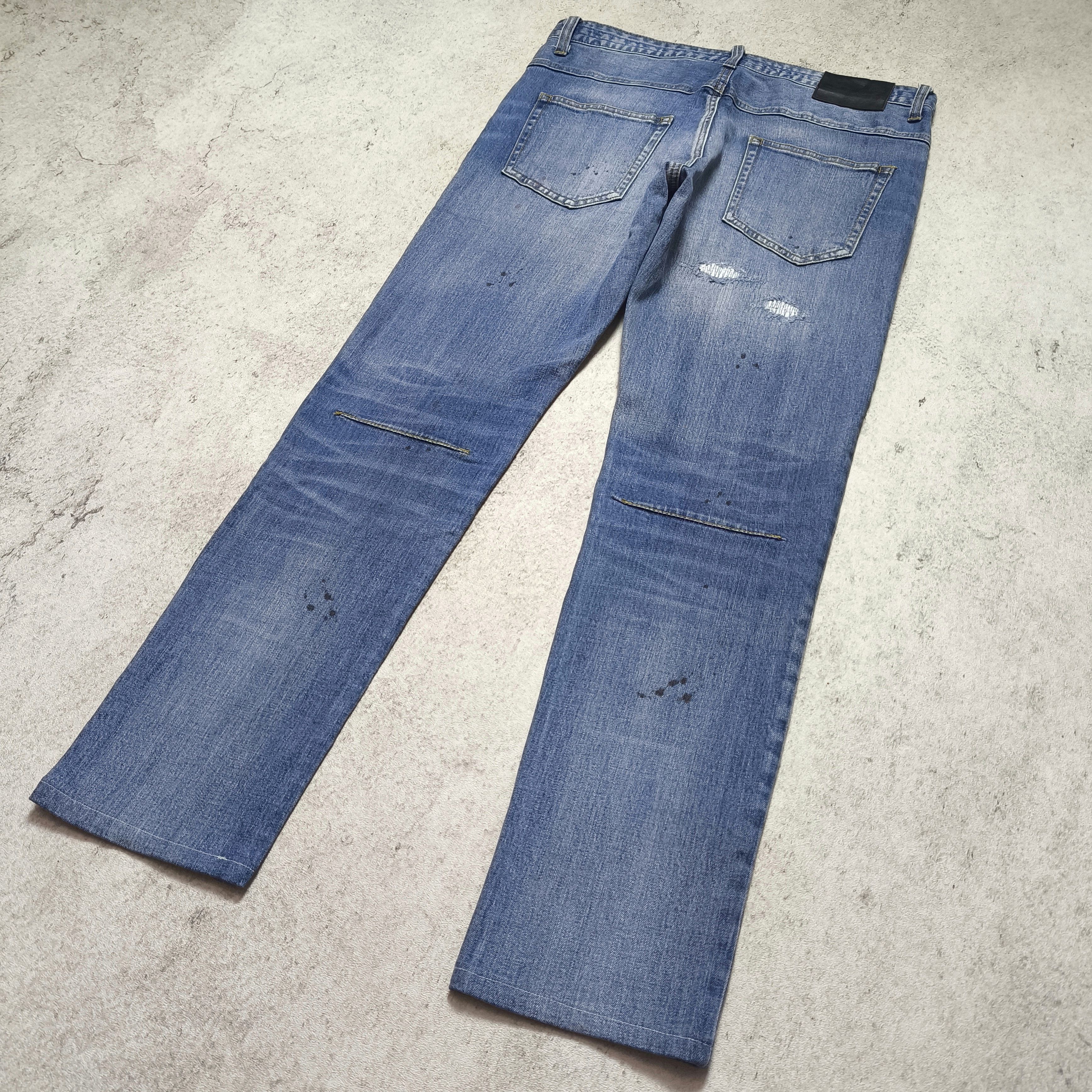 Number (N)ine Number Nine x Loveless Guild Prime Denim Pants Size US 30 / EU 46 - 12 Thumbnail