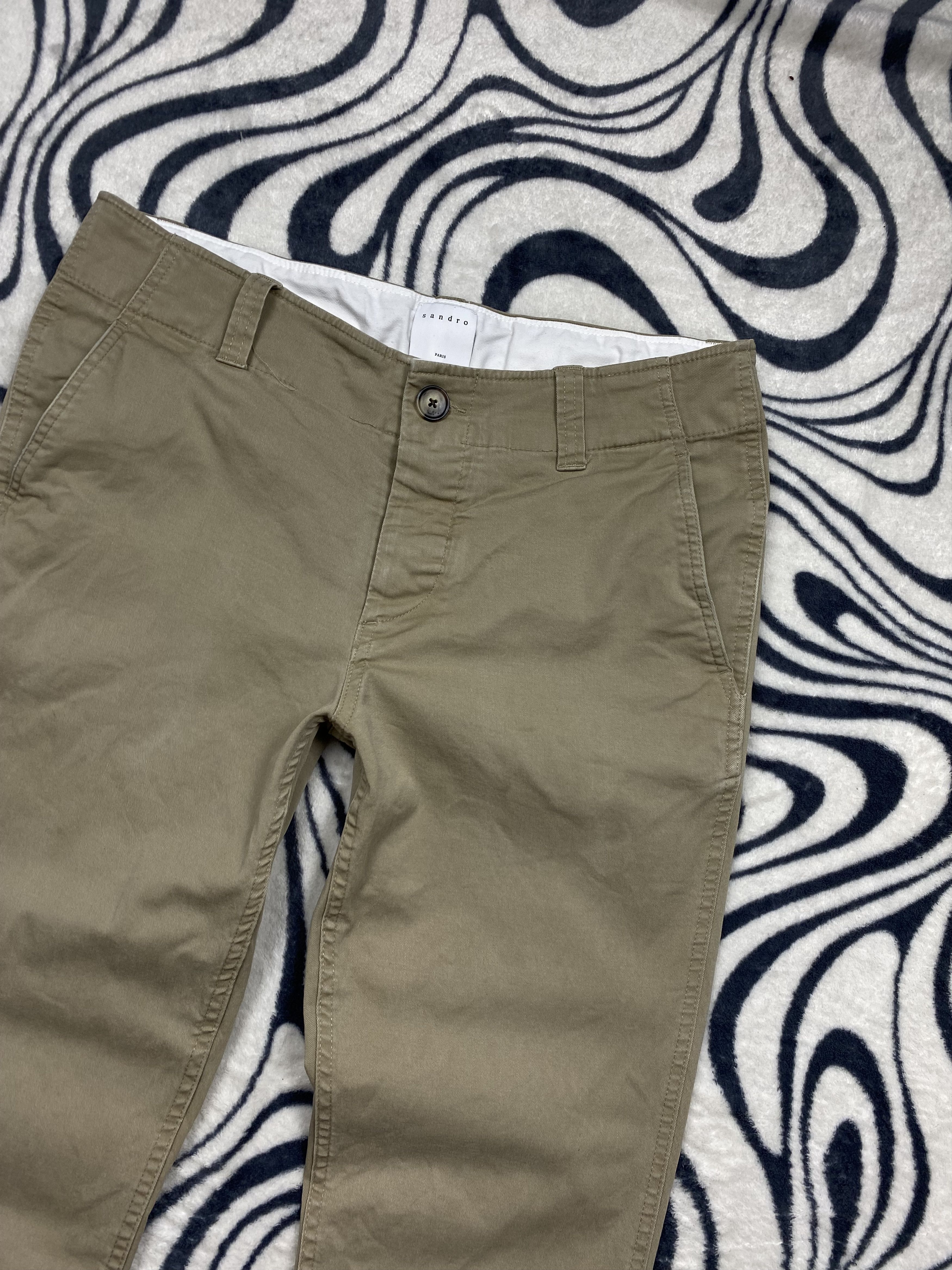 Sandro Sandro Vintage Classic Chino Pants Y2K Size 30" / US 8 / IT 44 - 2 Thumbnail
