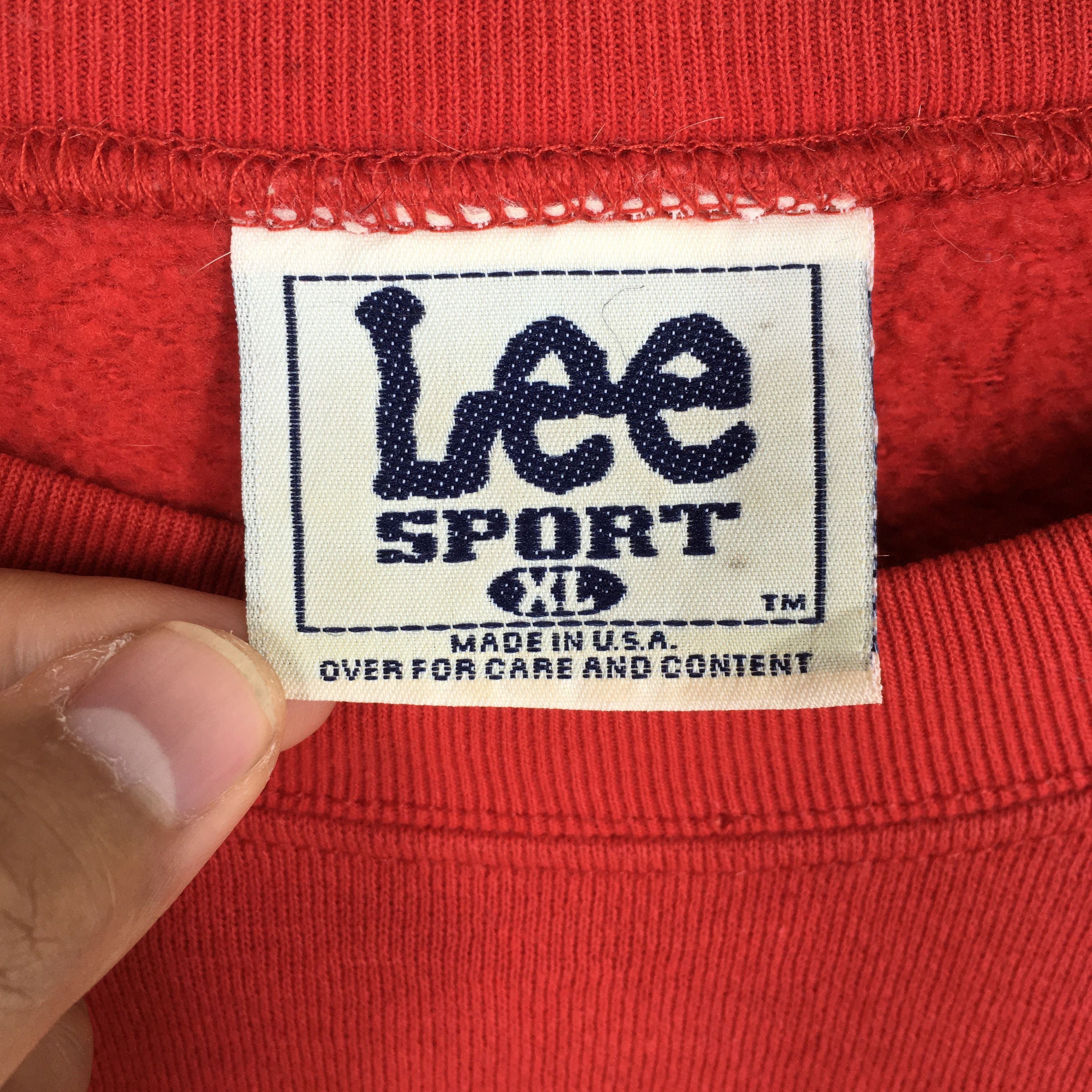 Lee × NCAA Vintage Ohio State Buckeyes Red Sweatshirt XLarge Size US XL / EU 56 / 4 - 5 Thumbnail