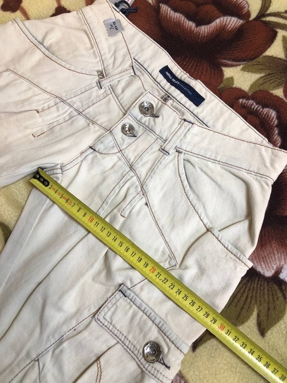 Miss Sixty Miss Sixty Zippered Pockets Straight Leg Jeans cargo Size 28" / US 6 / IT 42 - 11 Thumbnail