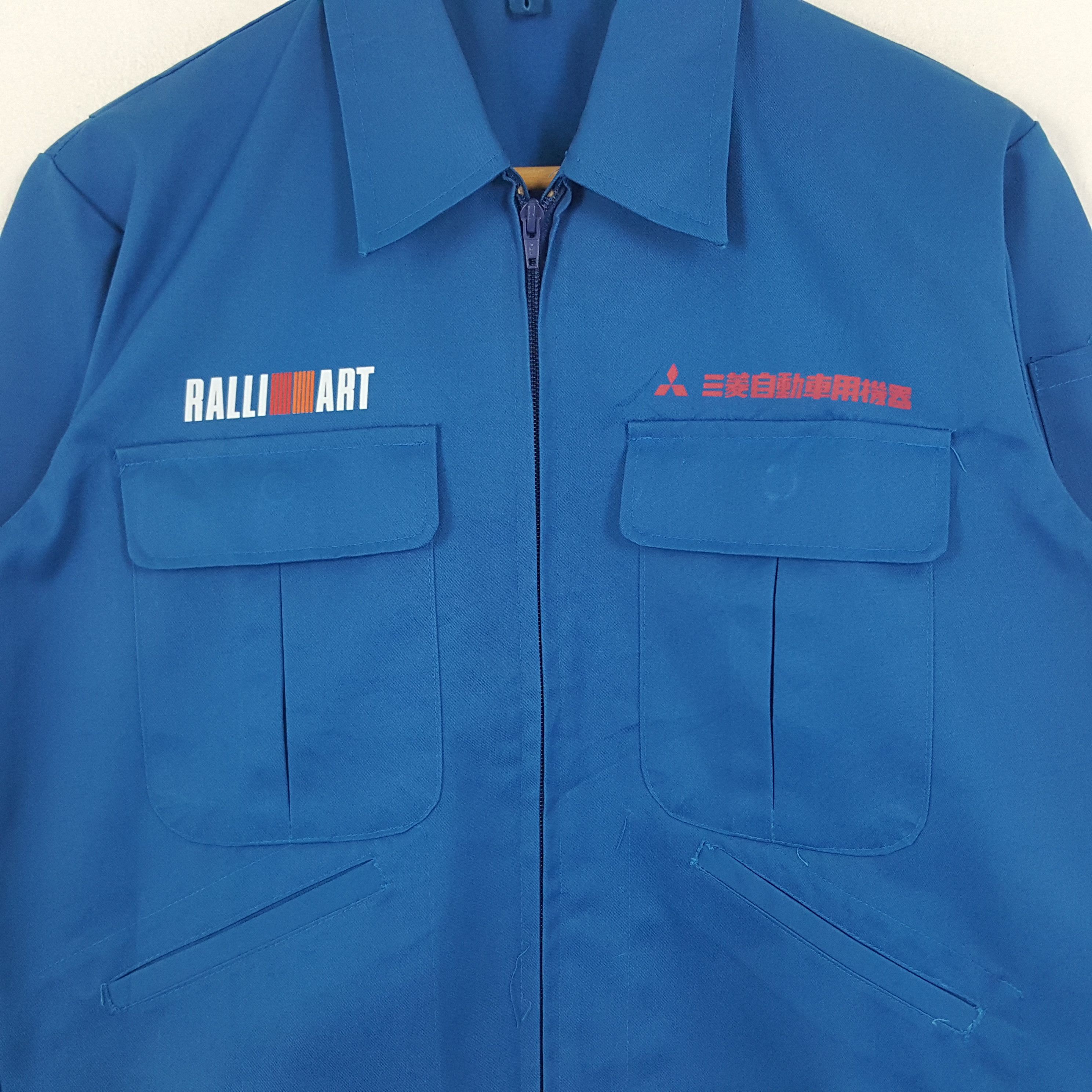 Japanese Brand × Vintage Vintage Mitsubishi Ralli Art Japanese Racing Jacket Size US S / EU 44-46 / 1 - 4 Thumbnail