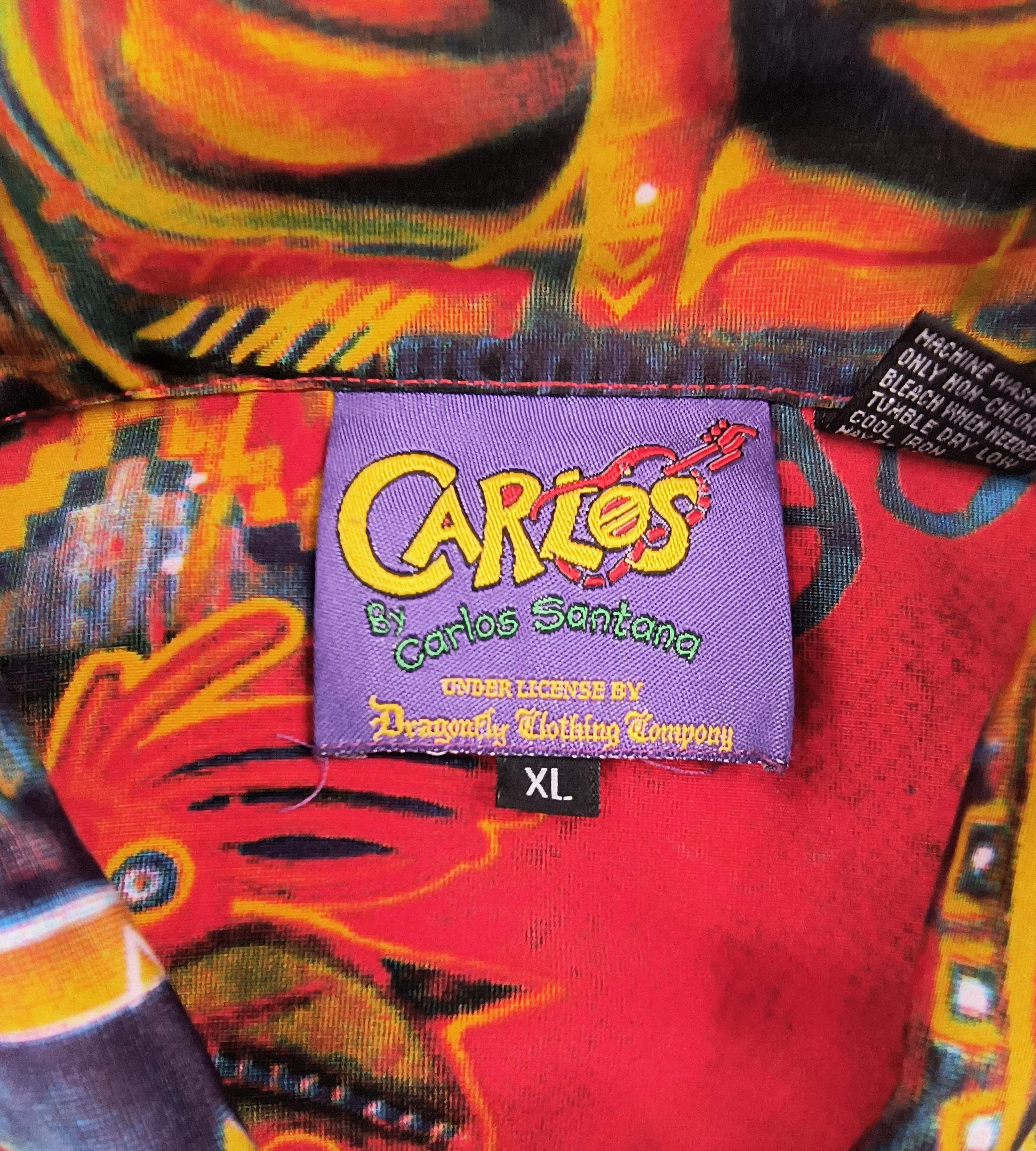 Dragonfly Vintage Carlos Santana shaman 90s button up shirt Size US XL / EU 56 / 4 - 6 Thumbnail