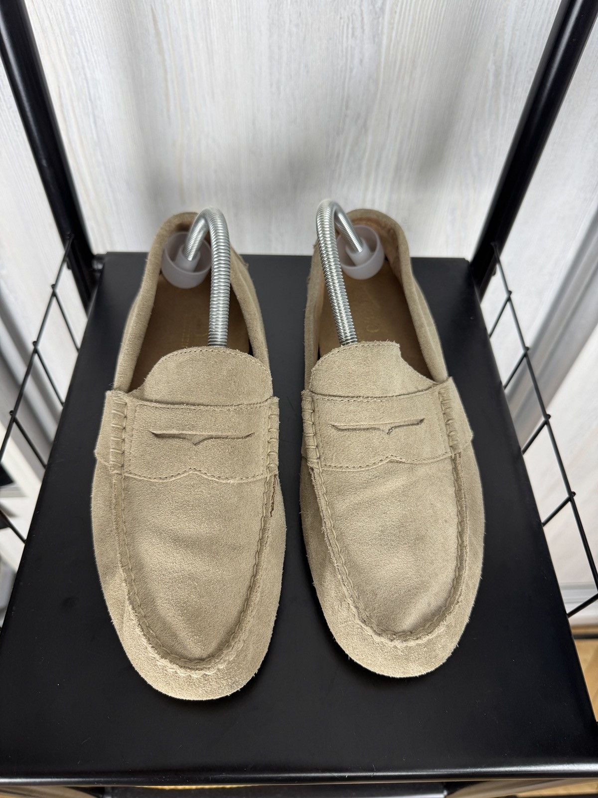 Polo Ralph Lauren Polo Ralph Lauren Telly leather suede slip-on loafers shoes Size US 9 / EU 42 - 6 Thumbnail