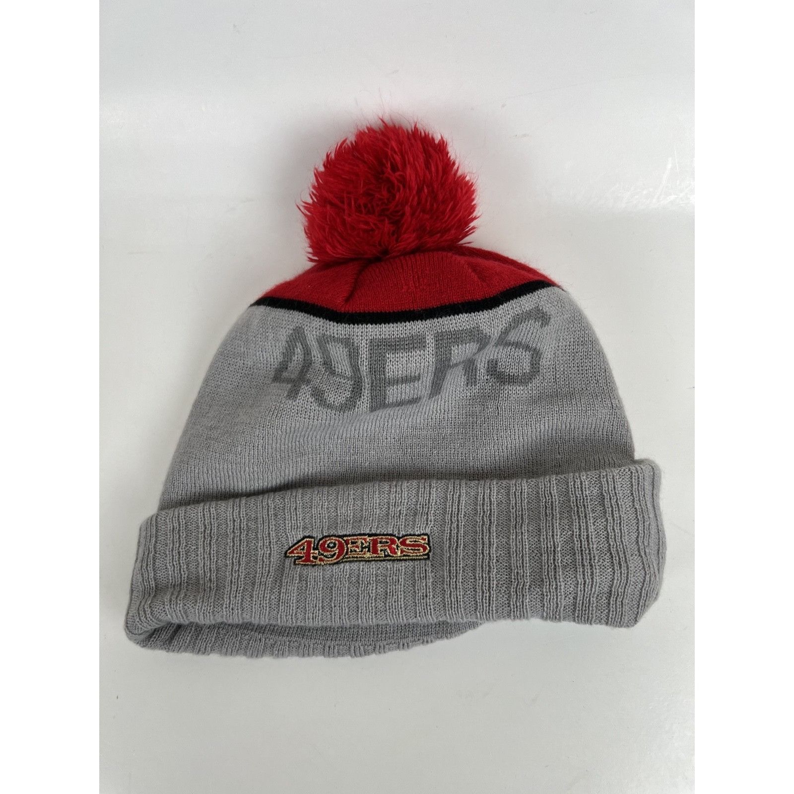 New Era San Francisco 49ers NFL New Era Cuffed Pom Knit Beanie One S Size ONE SIZE - 2 Thumbnail
