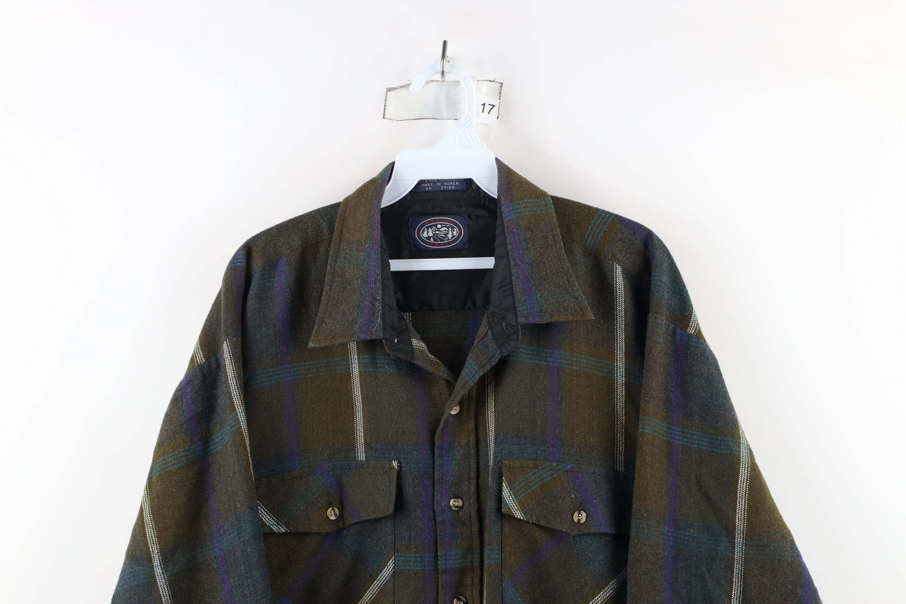 Vintage Vintage 70s Streetwear Double Pocket Collared Button Shirt Size US XL / EU 56 / 4 - 2 Thumbnail