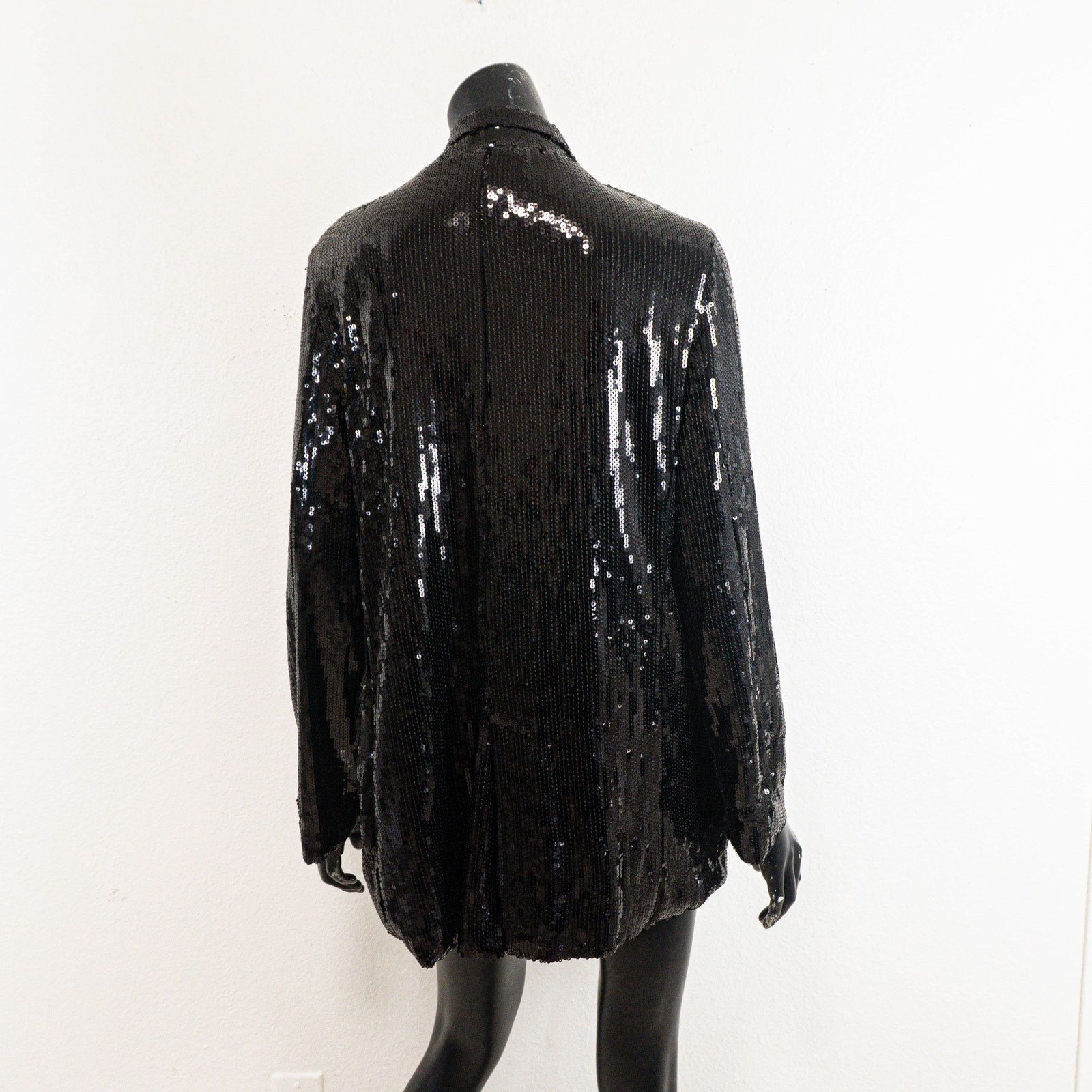 Other RIPLEY RADER Black Sequin Oversized Blazer Jacket size 3(M) Size M / US 6-8 / IT 42-44 - 10 Thumbnail