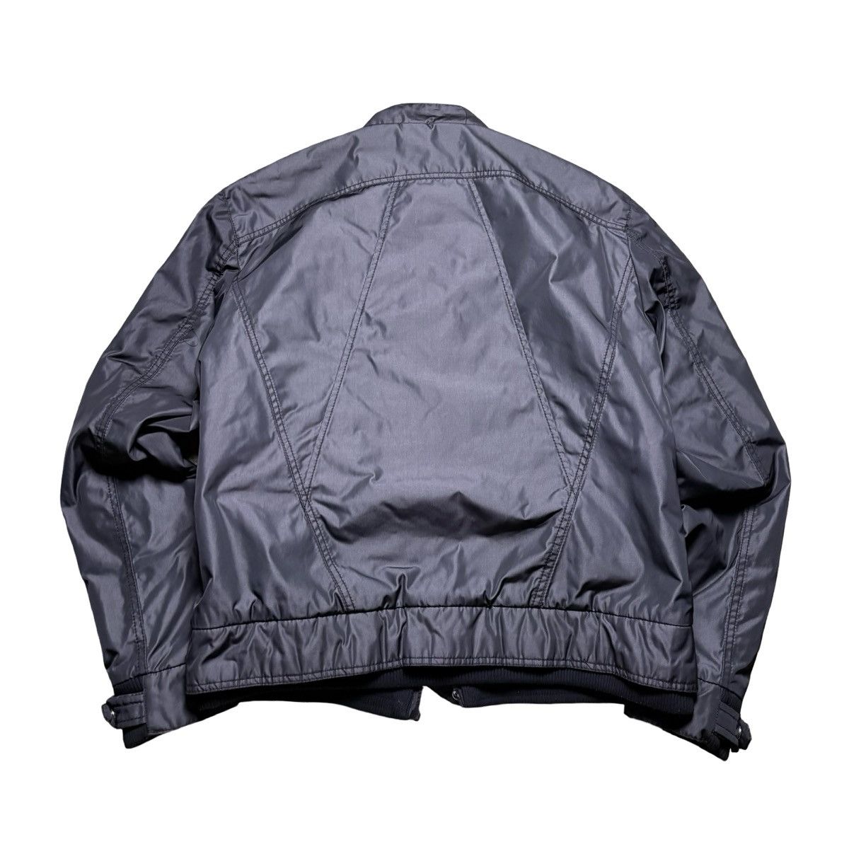 Zara Zara Moda Black Nylon 6 Pocket Chin Strap Bomber Jacket 2XL Size US XXL / EU 58 / 5 - 6 Thumbnail