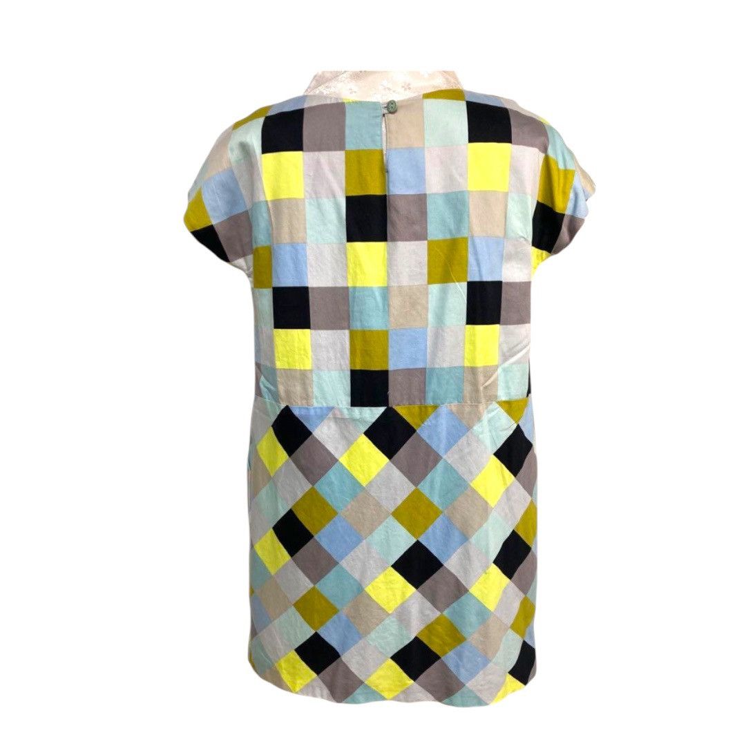 Marimekko Marimekko TASAR Colorful Checker Mini Dress Geometric 34/XS Size XS / US 0-2 / IT 36-38 - 2 Thumbnail