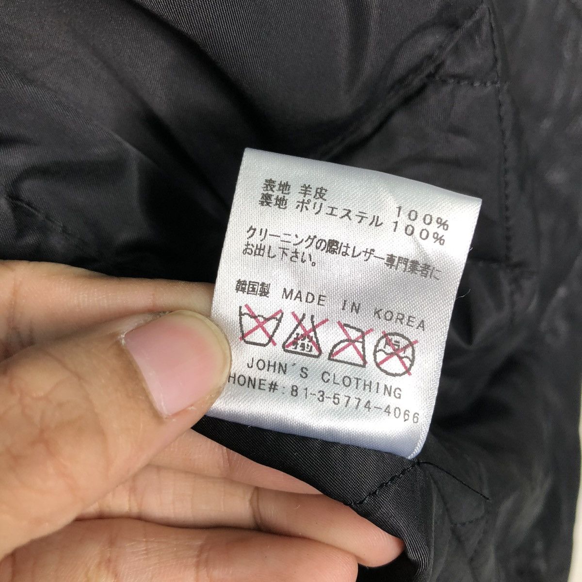 Japanese Brand 🔥VINTAGE BIKER LEATHER JACKET JOHN’S JAPAN ISSEY MIYAKE Size US M / EU 48-50 / 2 - 22 Thumbnail