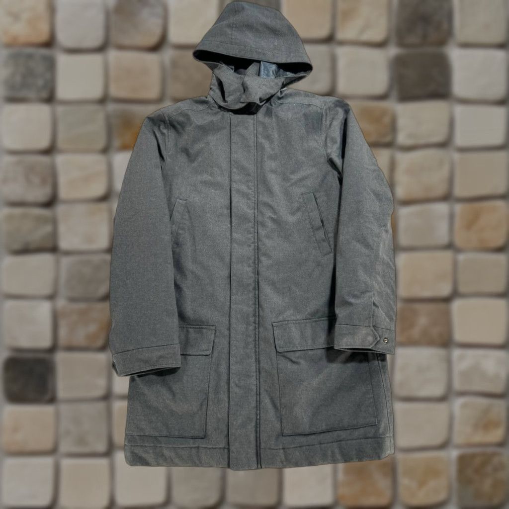 Banana Republic Jacket Womens Medium Gray Full Zip Parka