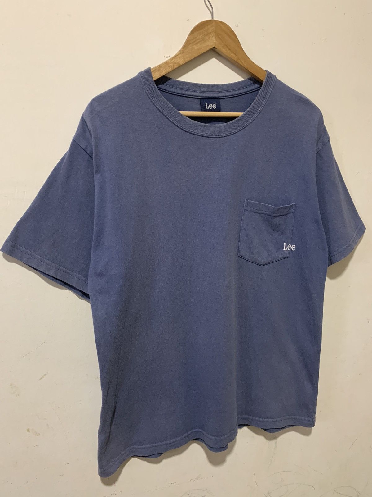 Lee Lee Blue Pocket T-Shirt Size US M / EU 48-50 / 2 - 3 Thumbnail