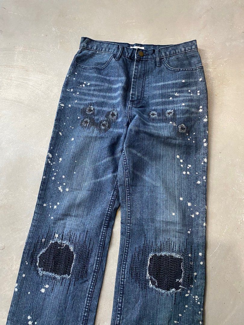 Number (N)ine Distressed number nine denim Size US 30 / EU 46 - 2 Thumbnail
