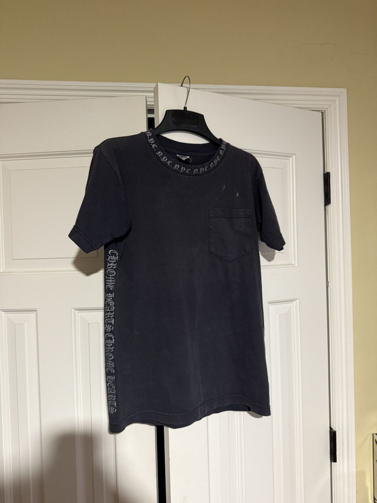 Chrome Hearts Vintage NYC Neck Logo T-shirt