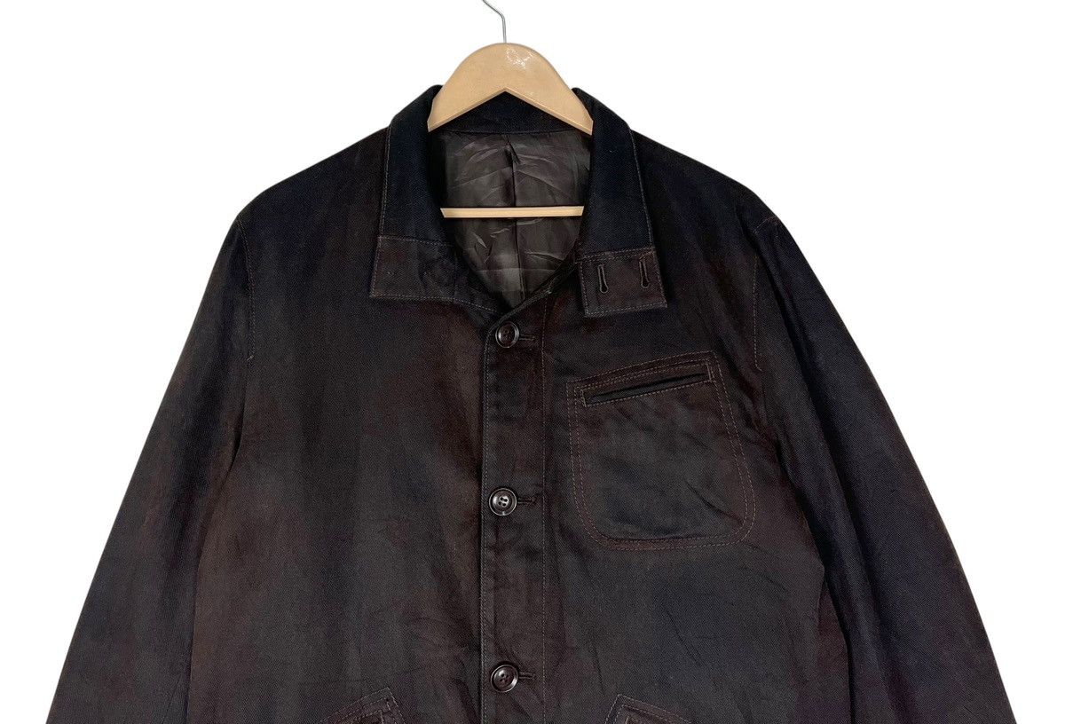 Japanese Brand Blue Tornado Wax Cotton Button Jacket Size US L / EU 52-54 / 3 - 4 Thumbnail