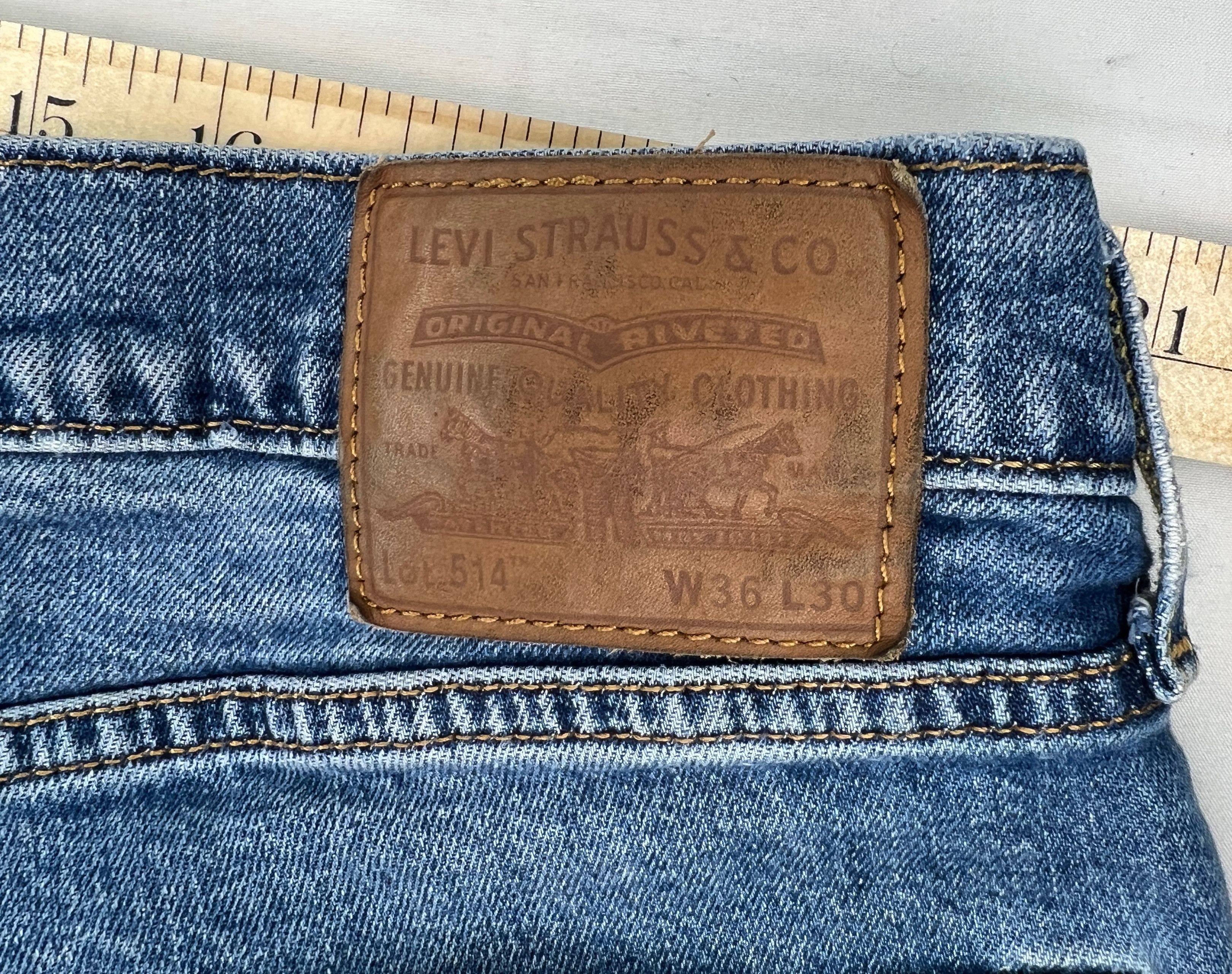Levi's LEVIS 514 Big E Denim Jeans Size US 36 / EU 52 - 7 Thumbnail