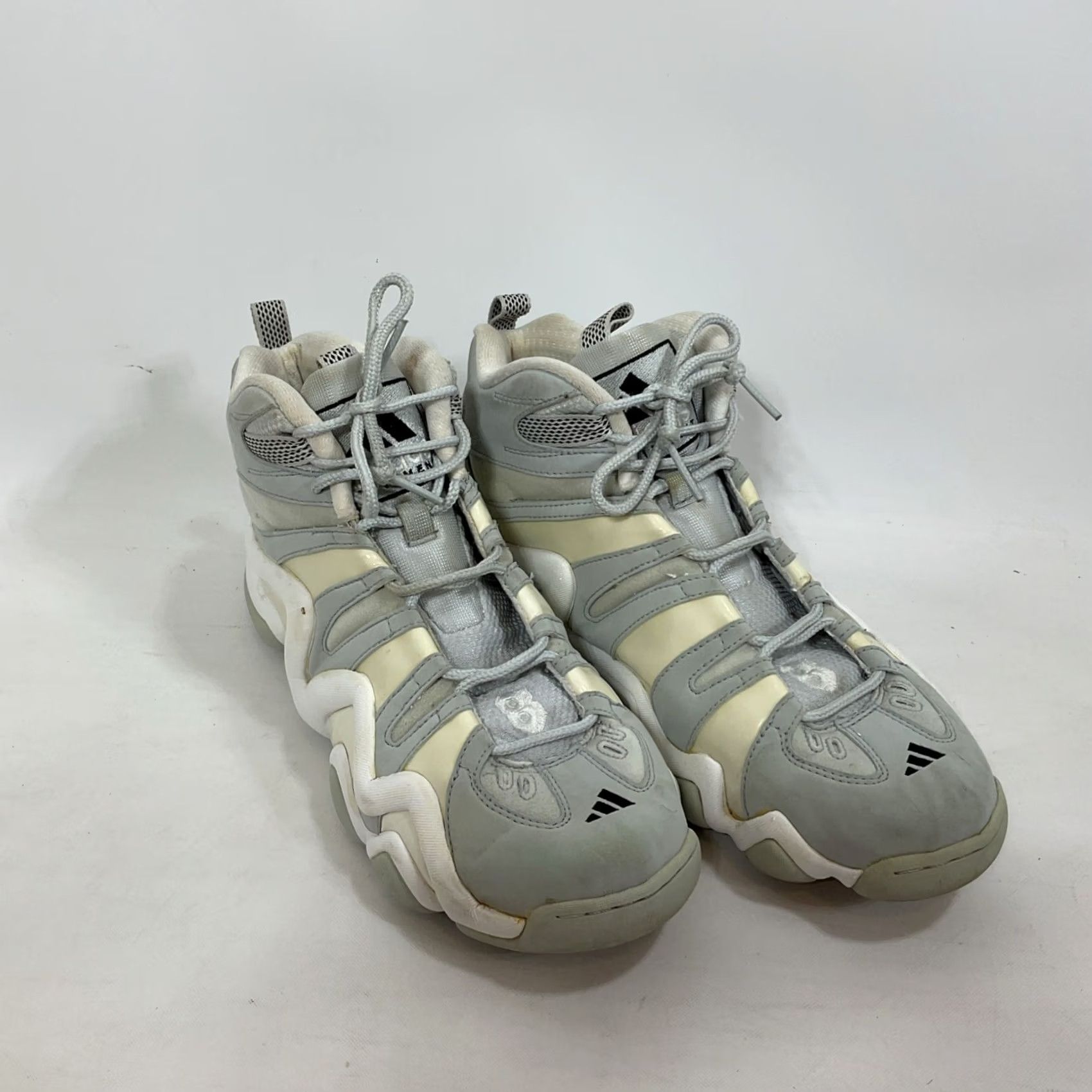 Adidas VINTAGE adidas Crazy 8 Kobe Bryant Grey Suede White Mens 12 2006 Rare Retro Sneaker Size US 12 / EU 45 - 4 Thumbnail
