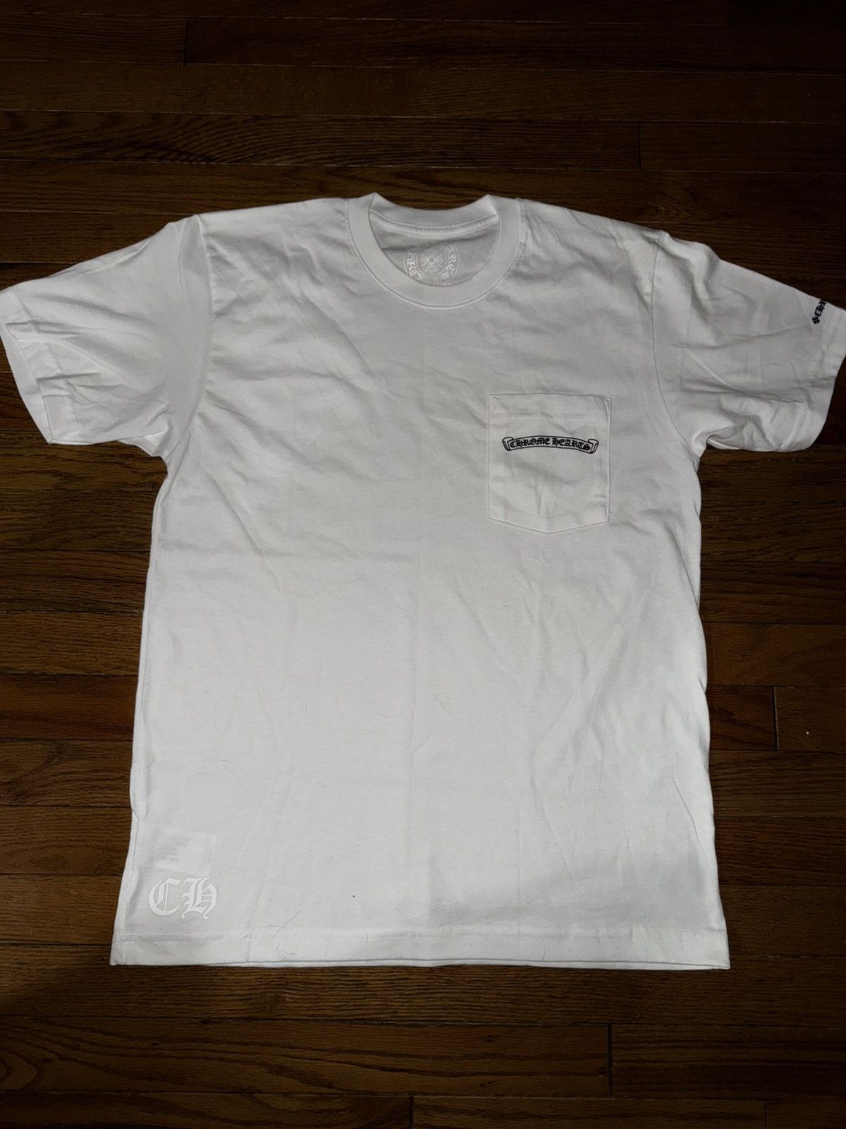 Chrome Hearts Chrome hearts basic white tee Size US M / EU 48-50 / 2 - 1 Thumbnail