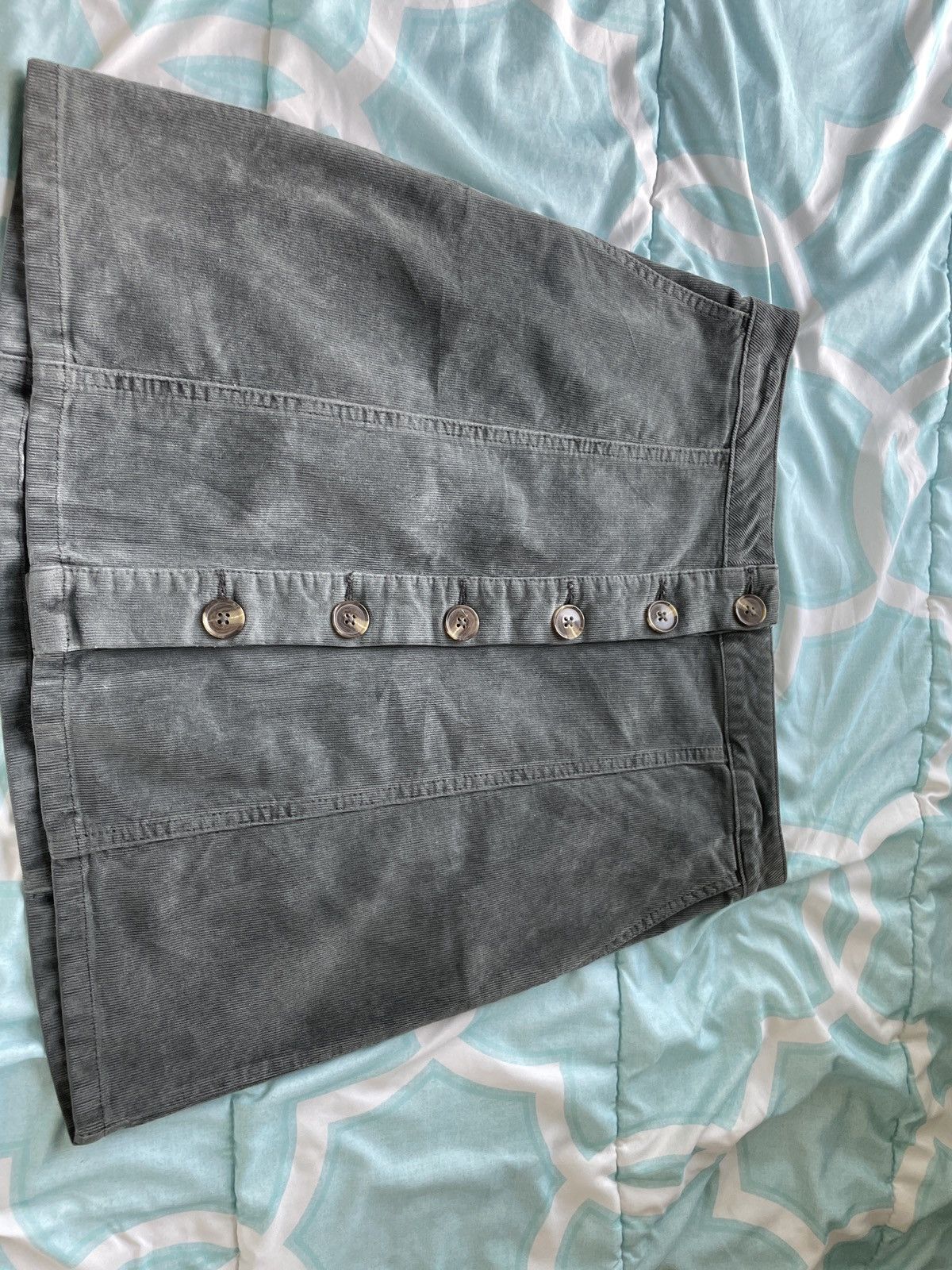 Other Grey Vintage Mini Skirt Size 28" / US 6 / IT 42 - 1 Thumbnail