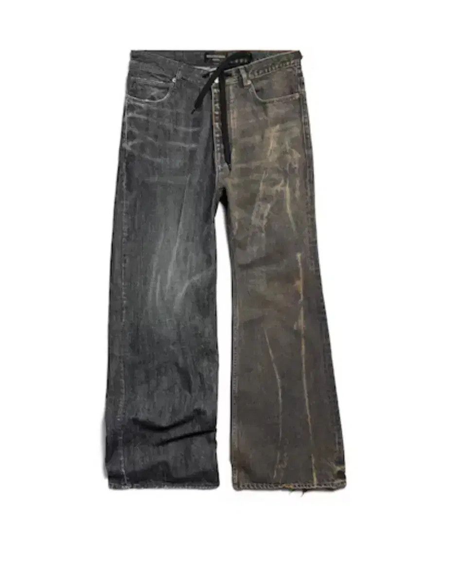 Balenciaga o1w1db10825 Fifty-Fifty Pants in Black/Brown Size US 30 / EU 46 - 1 Preview