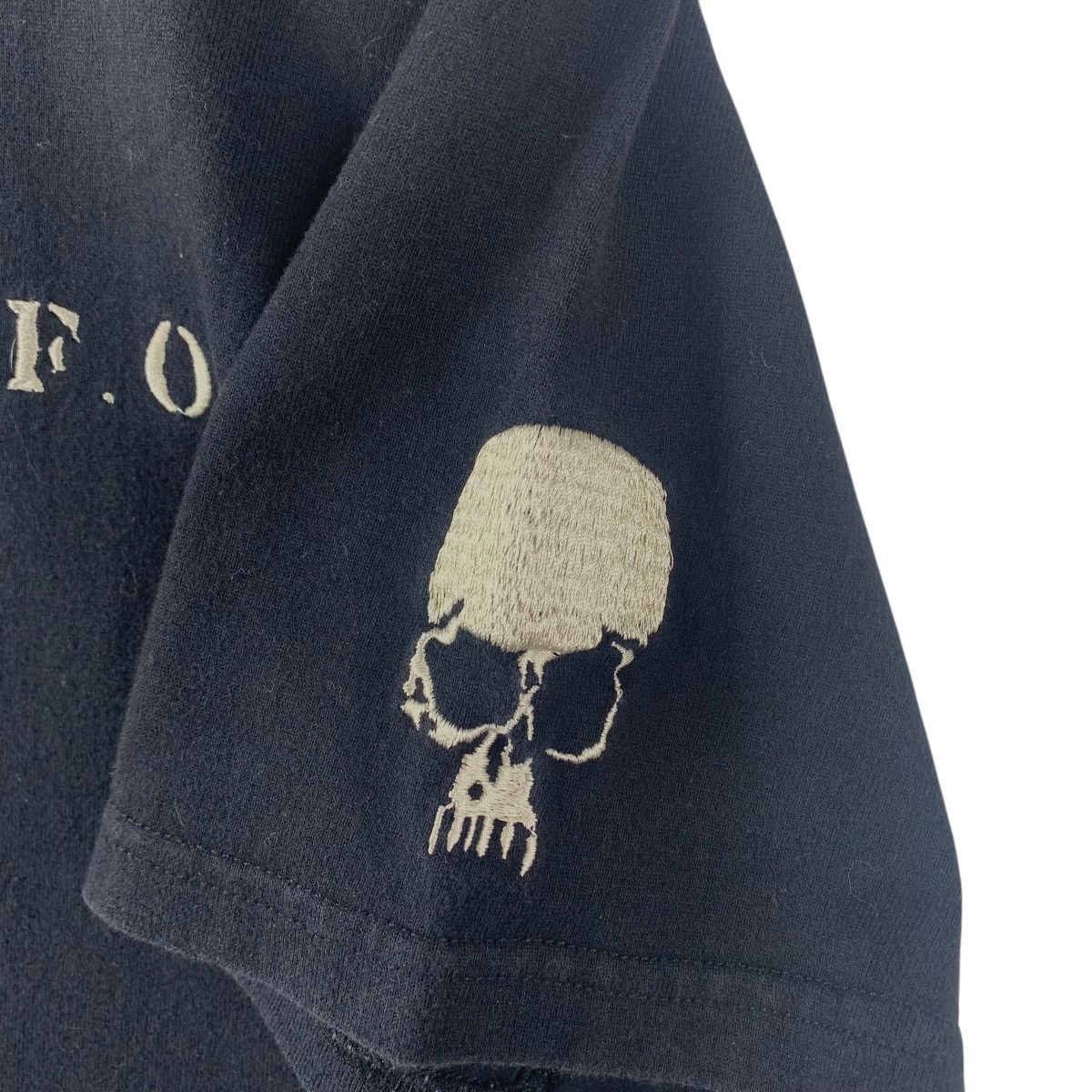 Vintage Vintage TFOA the crows big skull printed backhit tee Size US M / EU 48-50 / 2 - 9 Thumbnail