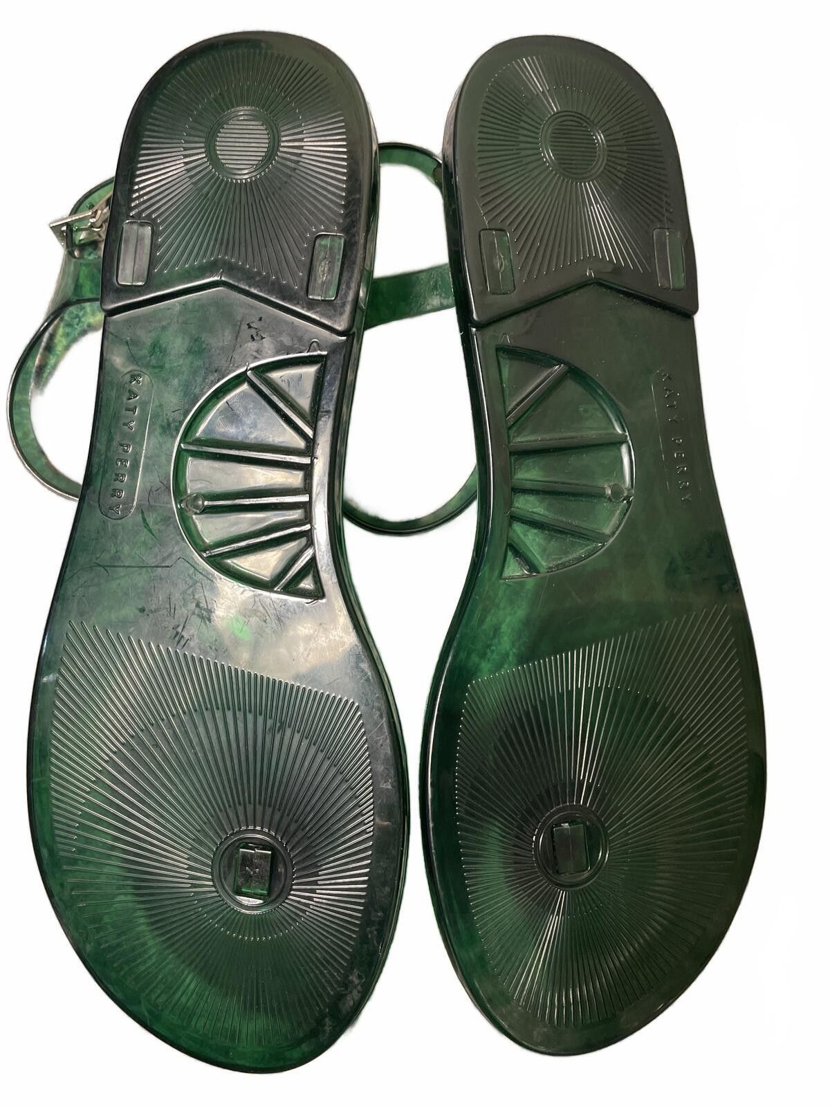 Other Katy Perry Green Cactus Jelly Sandals Womens Size 8 Boho EUC Size US 8 / IT 38 - 5 Thumbnail