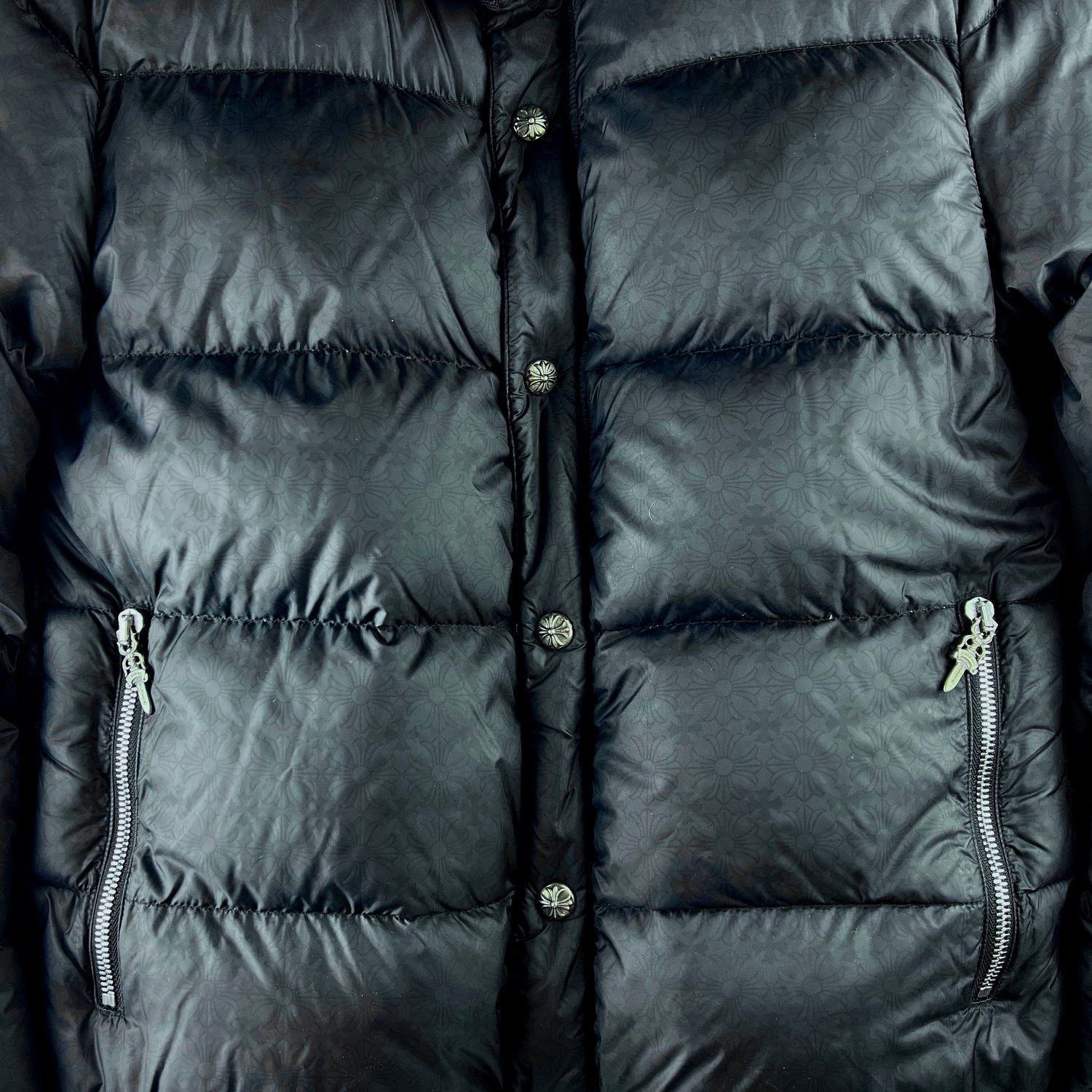 Chrome Hearts Chrome Hearts Black Monogram Puffer Down Jacket Size US L / EU 52-54 / 3 - 5 Thumbnail