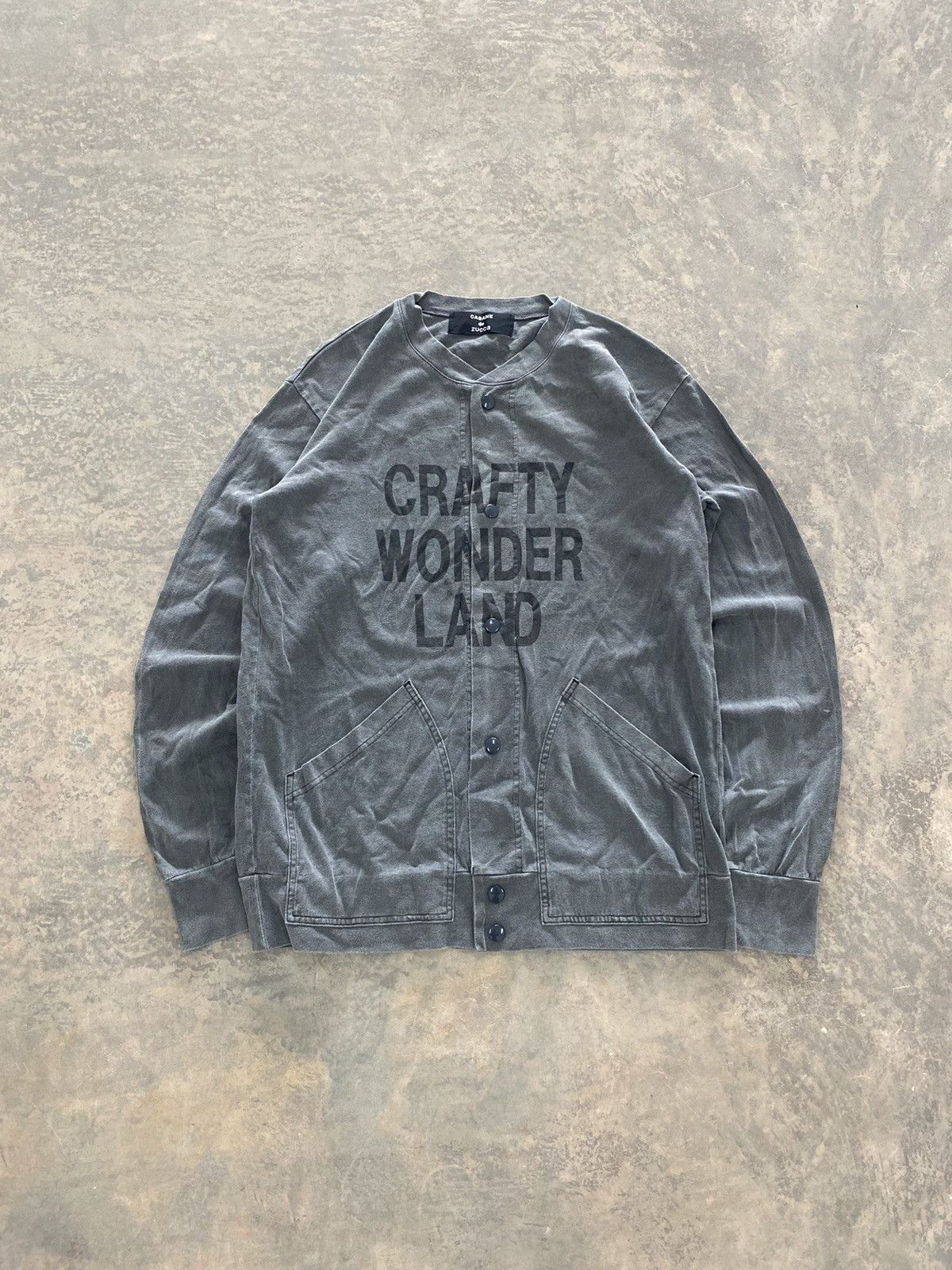 CABANE de ZUCCa CABANE DE ZUCCA ISSEY MIYAKE MILITARY CARDIGAN JAPAN 90s Size US M / EU 48-50 / 2 - 2 Thumbnail