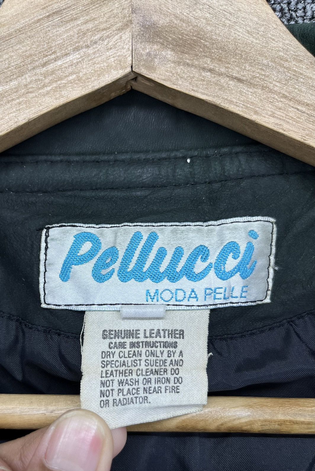 Leather Vintage Pellucci Leather Vest Size US S / EU 44-46 / 1 - 4 Thumbnail