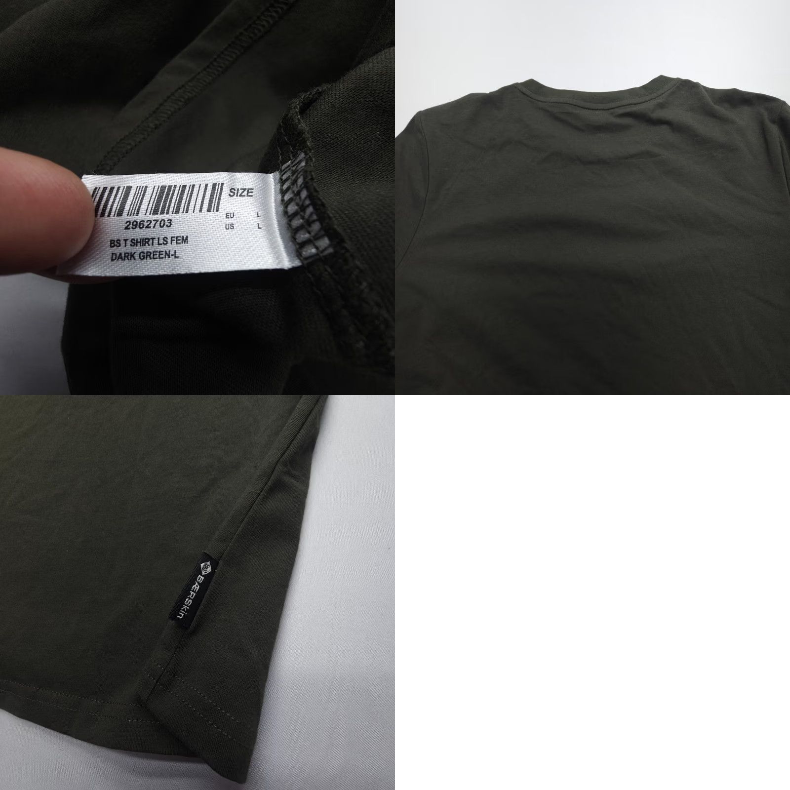 Vintage BaerSkin Tactical T-Shirt Womens Large Green Long Sleeve Casual Shirt USA Size L / US 10 / IT 46 - 8 Thumbnail