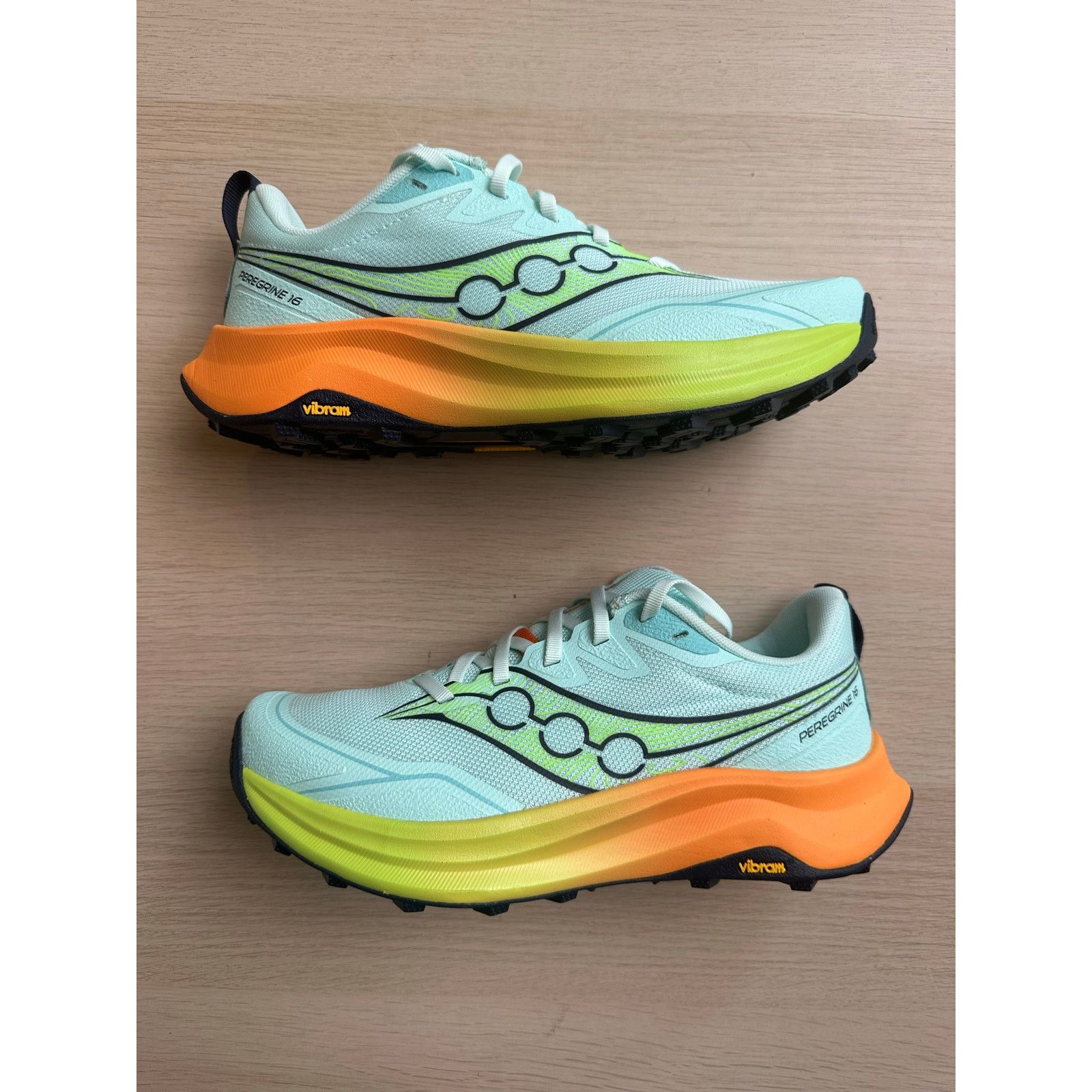 Saucony Saucony Peregrine 16 Blue Running Sneaker -New Sample -7.5 W Size US 7.5 / IT 37.5 - 2 Thumbnail